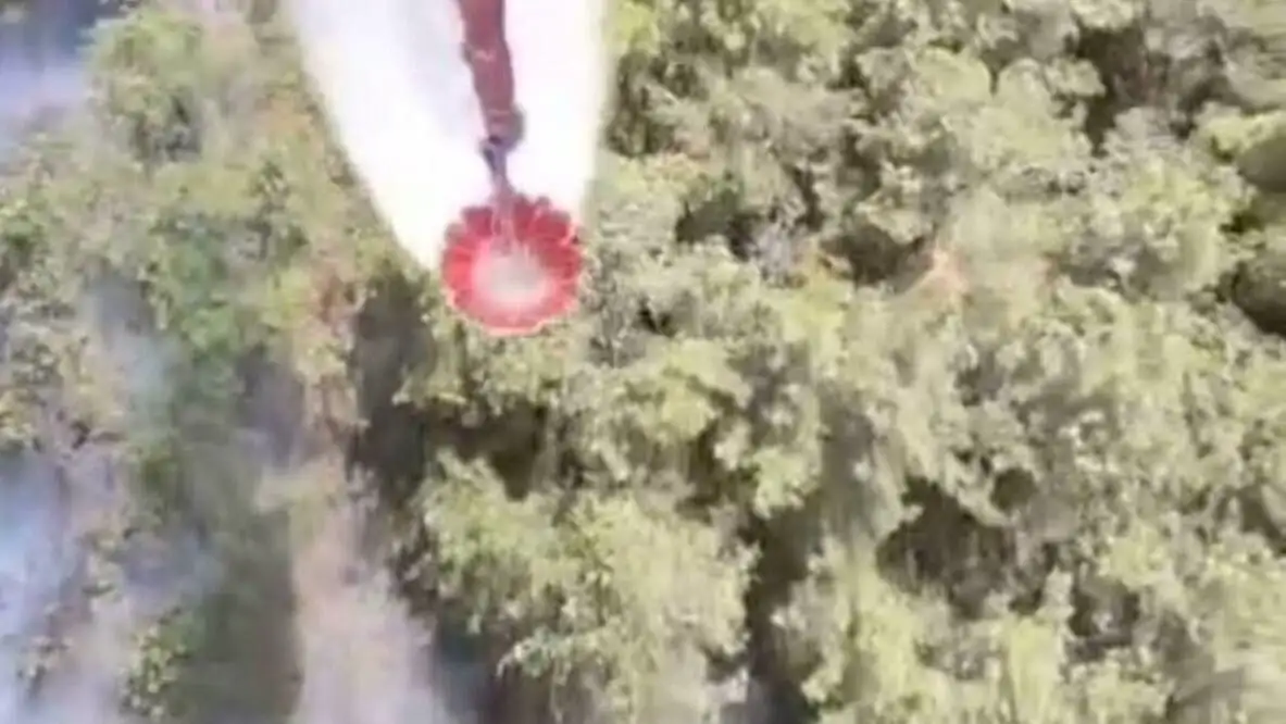 A person flying through the air. A person flying through the air.