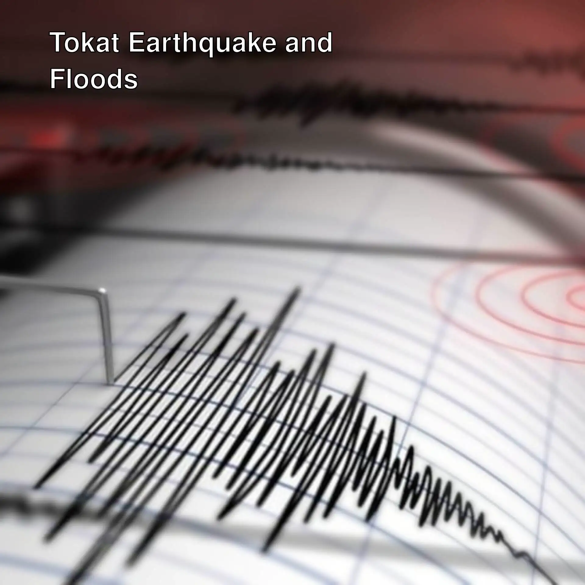 A seismogram of an earthquake A seismogram of an earthquake
