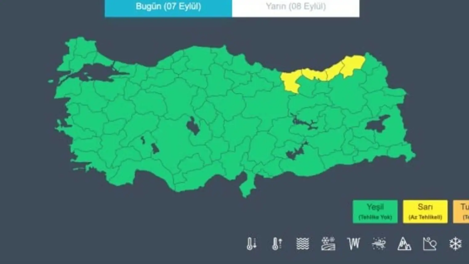 Map of Turkey with different colored areas. Map of Turkey with different colored areas.