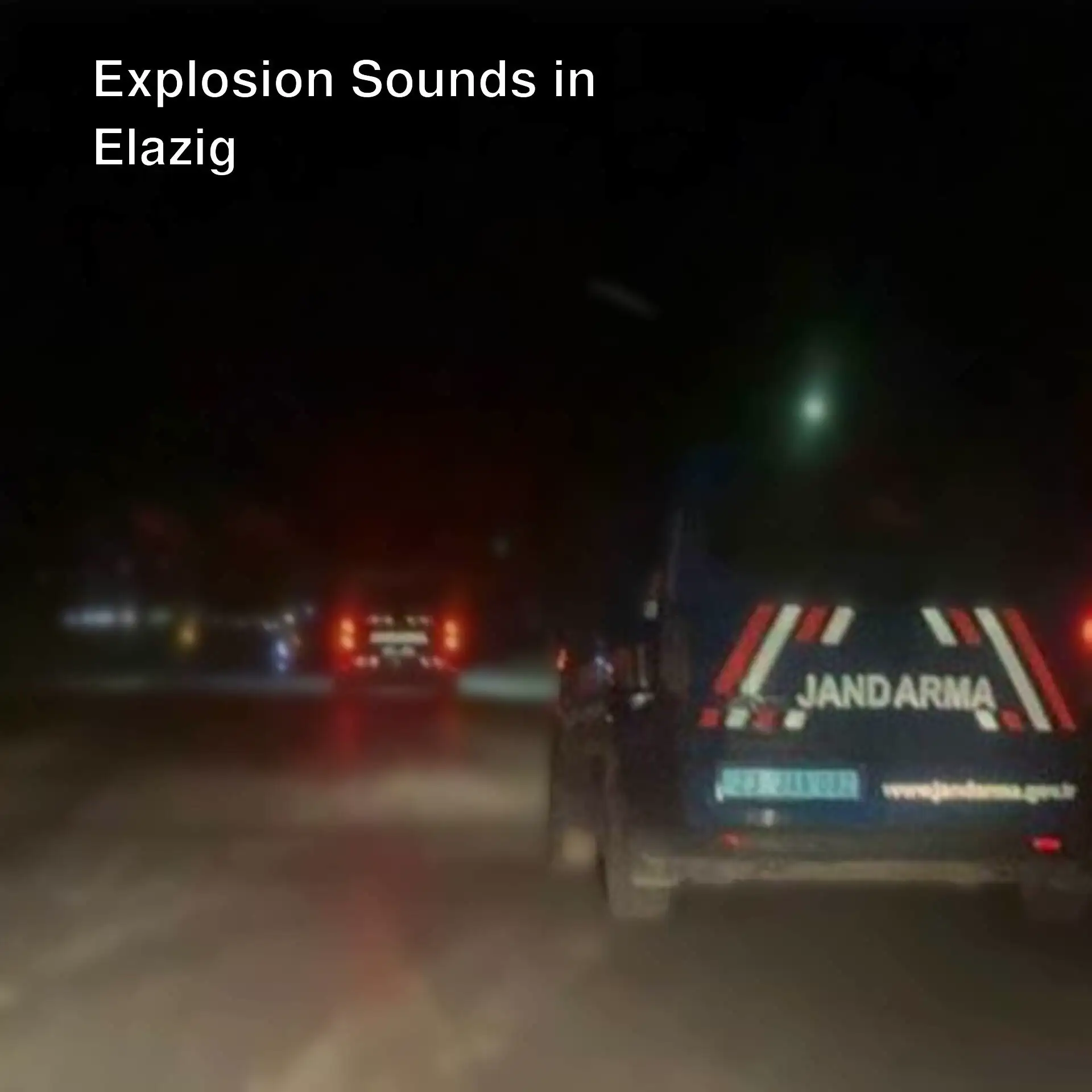 The source of the explosion sounds in Elazig was explained as a sonic boom.