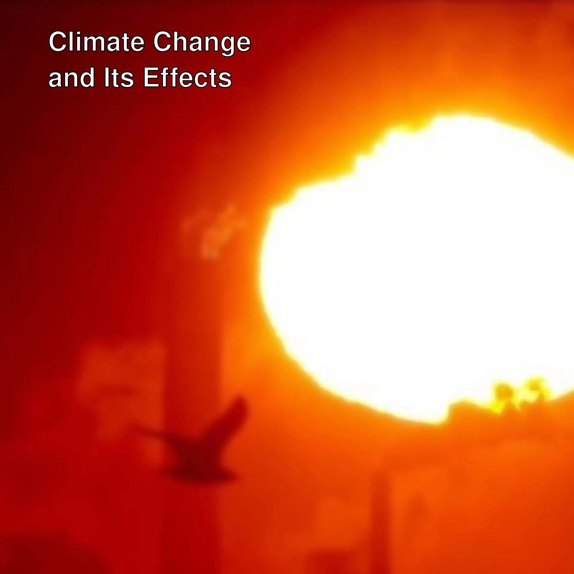 An image related to climate change. An image related to climate change.