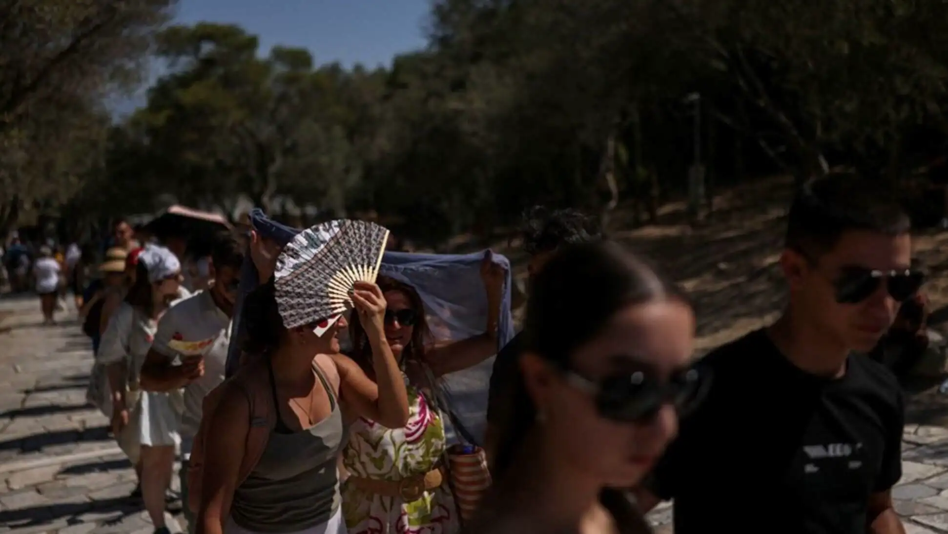 An image related to climate change and heat waves.