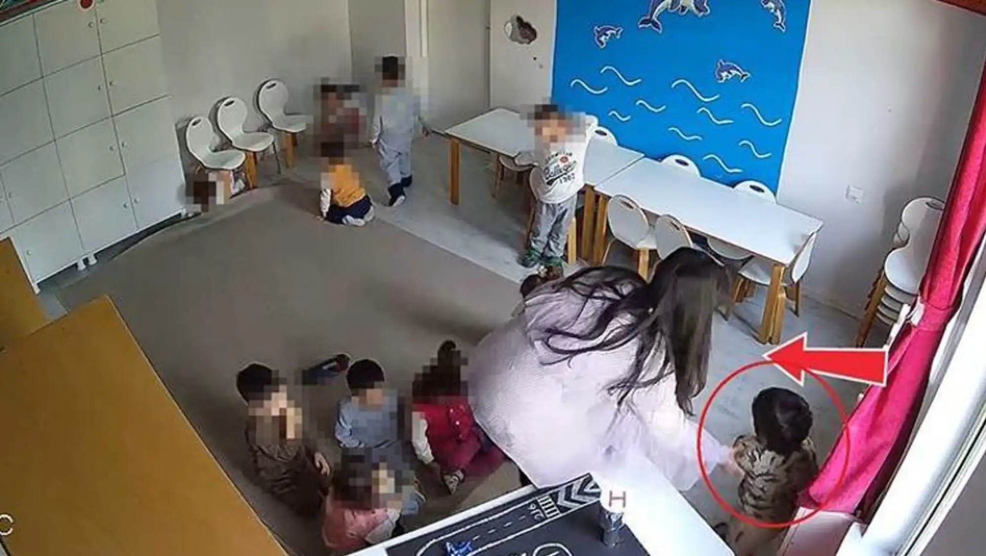 Children in Diyarbakır classroom.