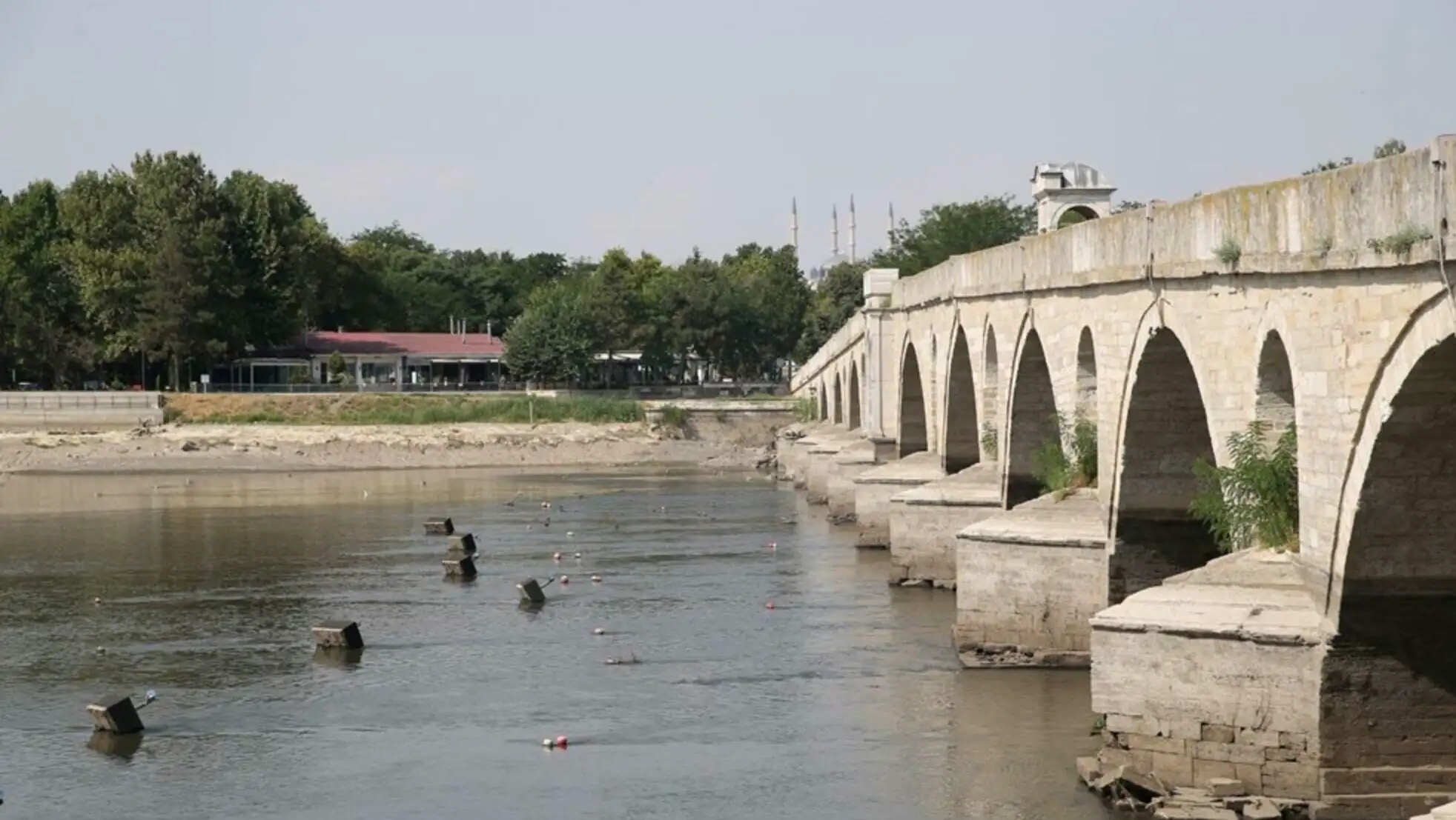 A bridge over the Tunca River.