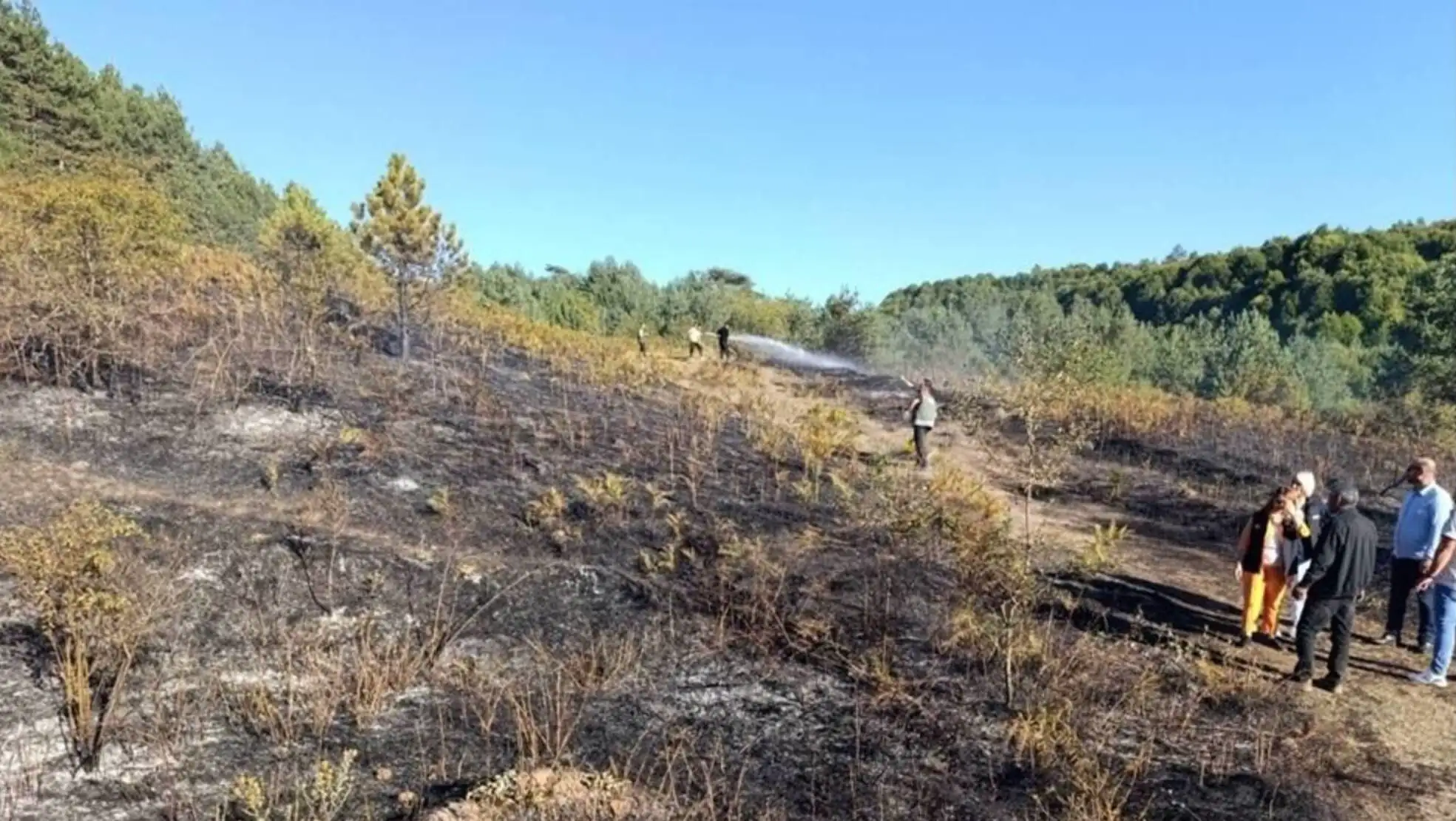 Fire teams are responding to the fire.