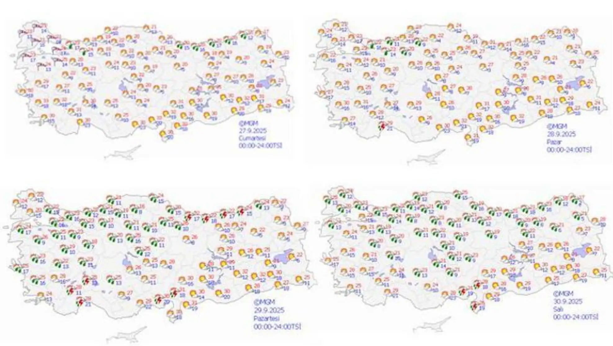Maps with different colored numbers. Maps with different colored numbers.