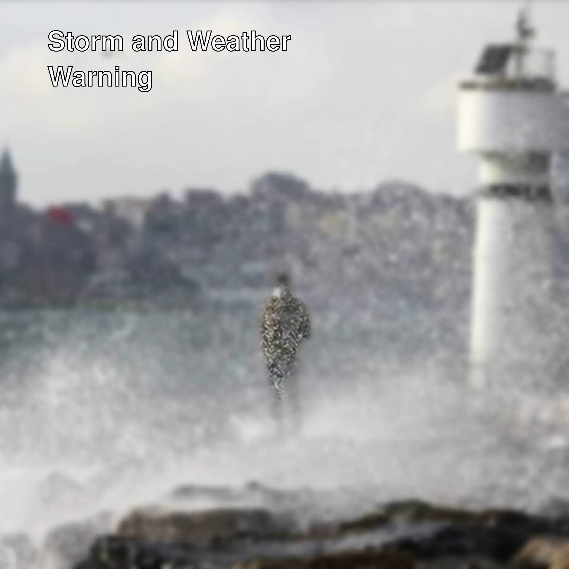 An image related to storm and heavy rain warning.
