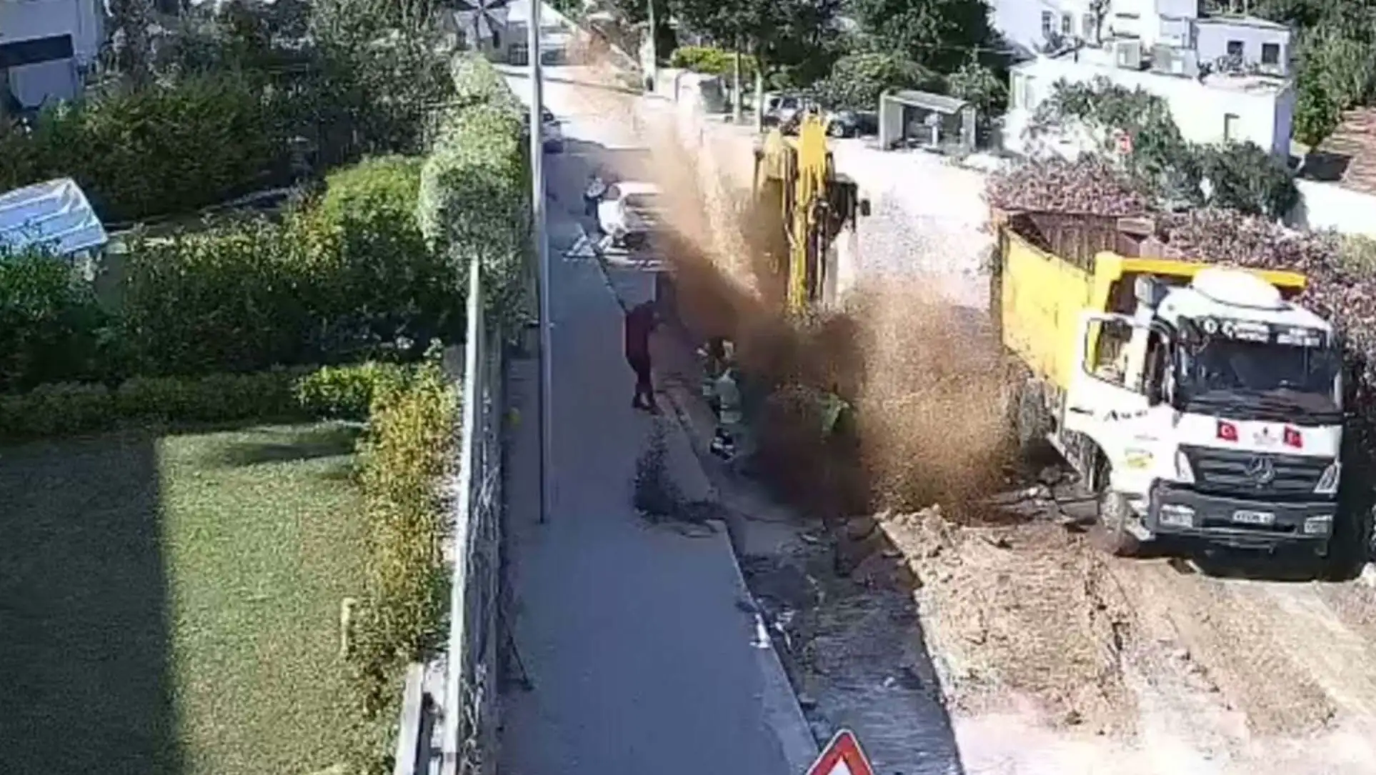 Pipe burst in Bodrum
