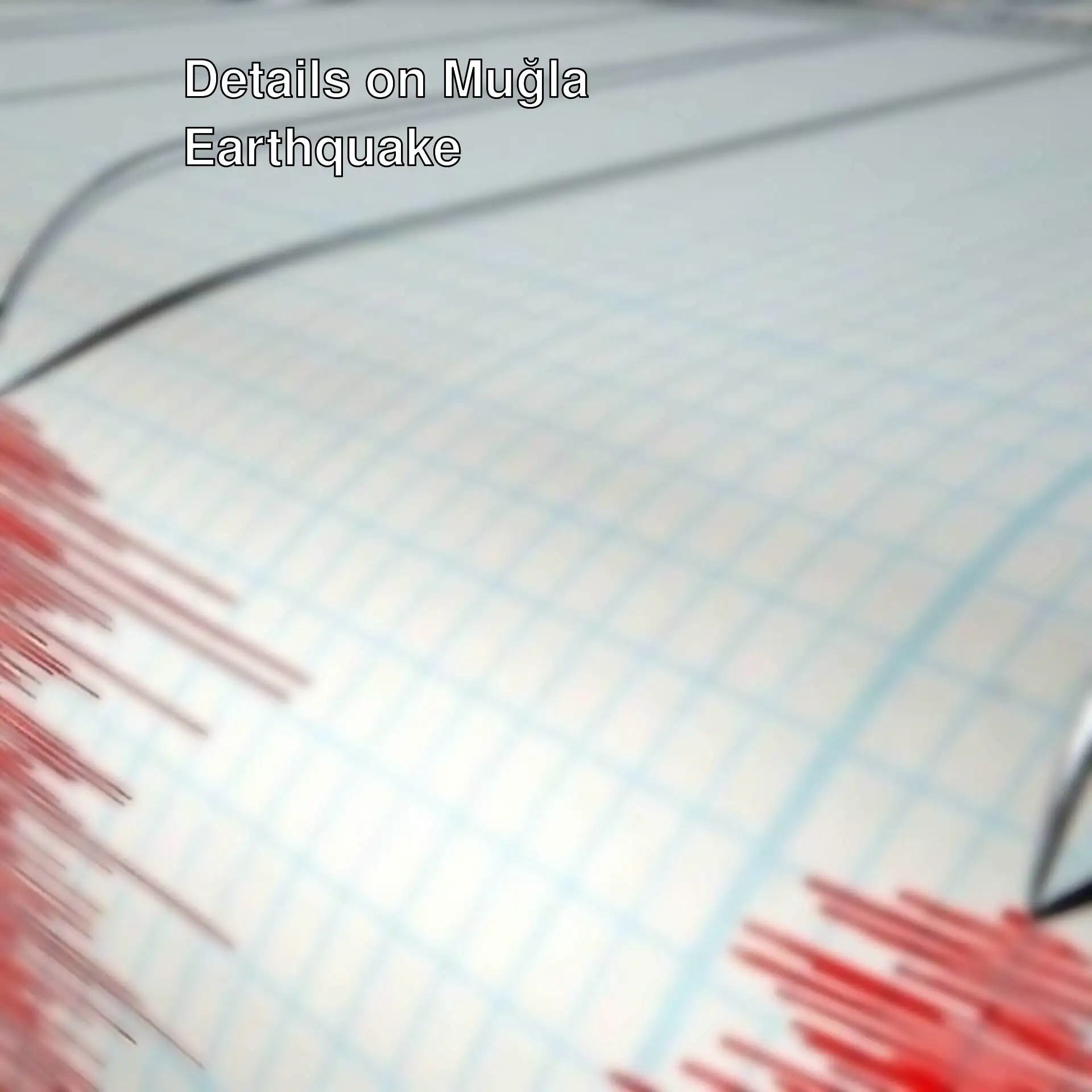 An earthquake of magnitude 4.1 occurred in Muğla.