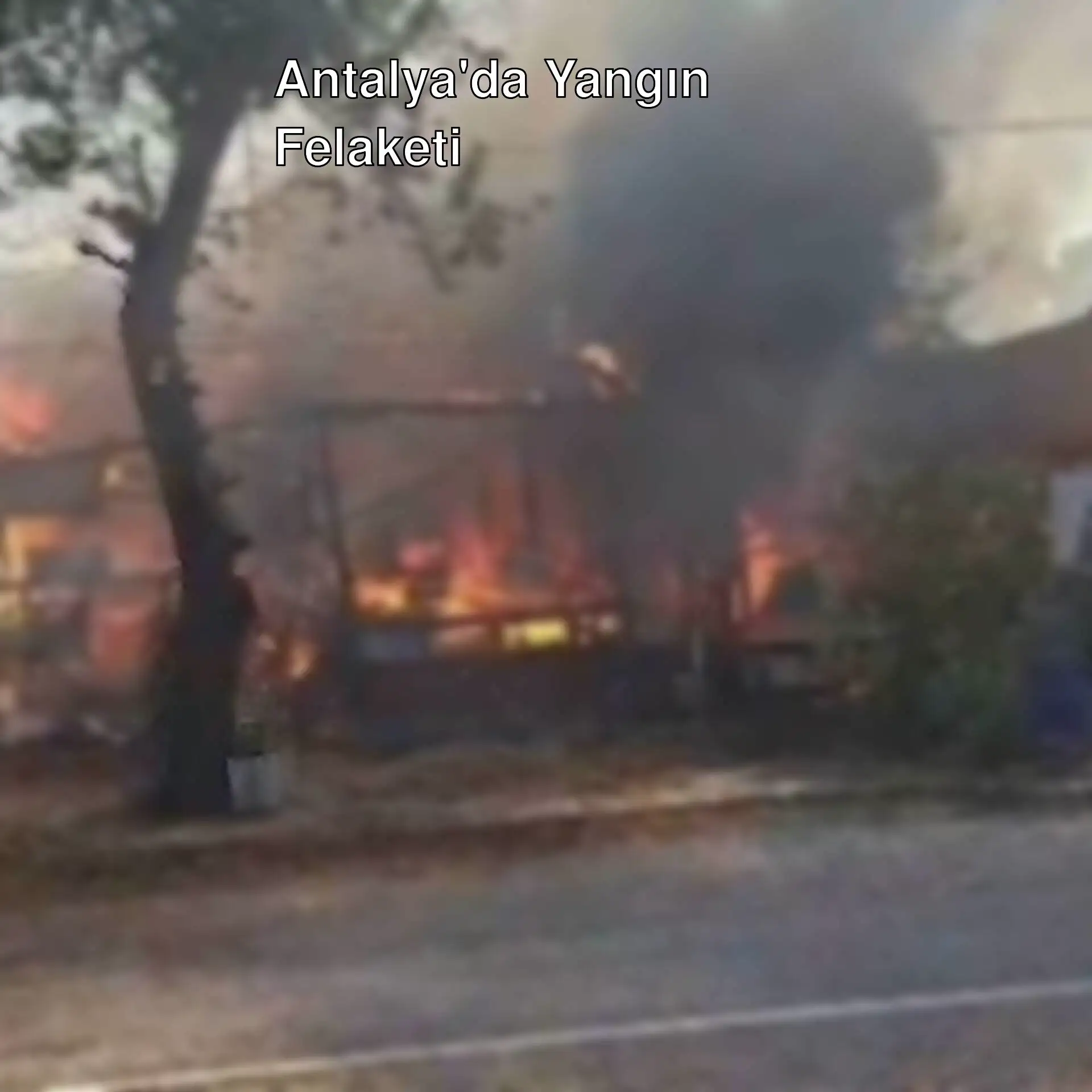 A house on fire with smoke coming out of the roof