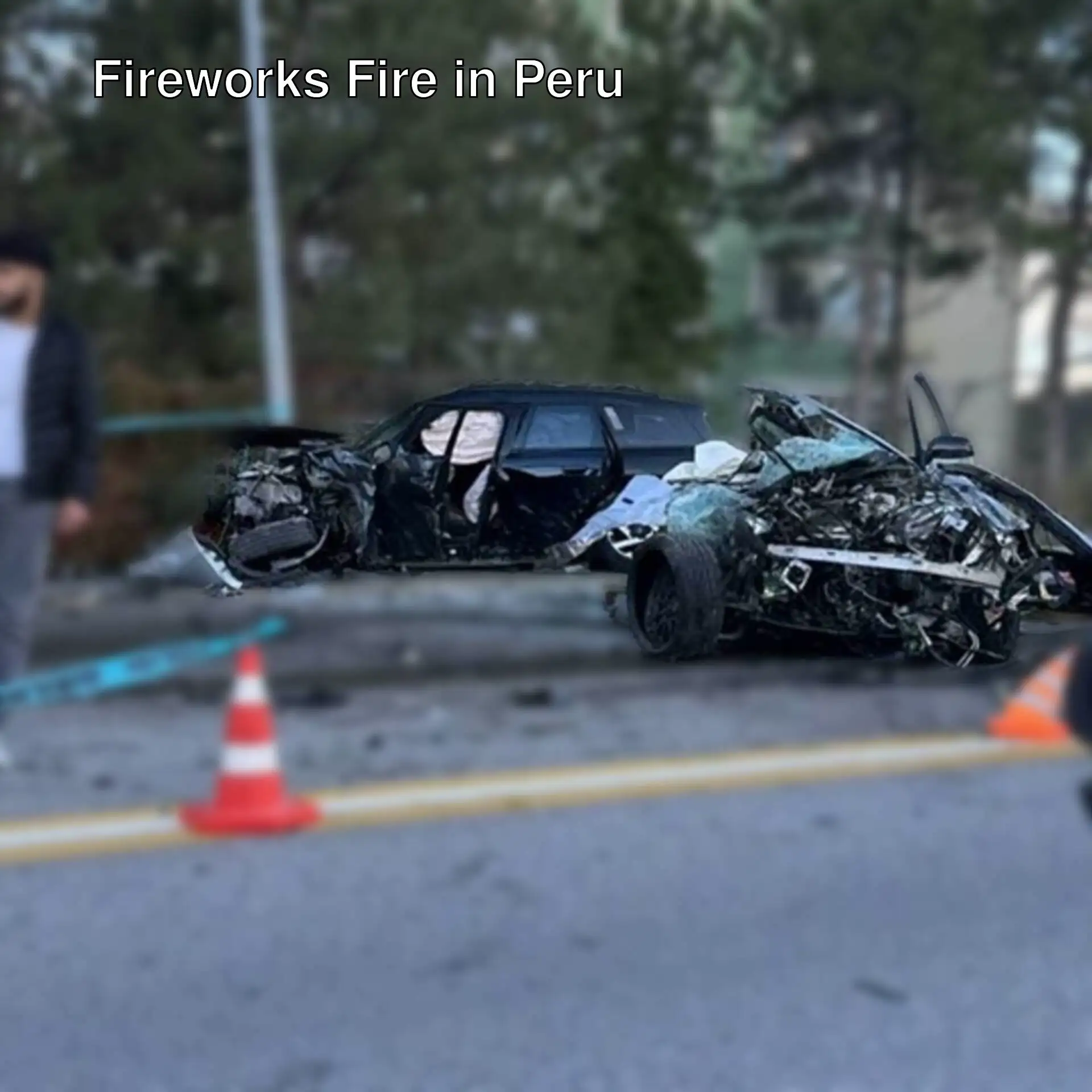 Aftermath of the fireworks disaster in Peru. Aftermath of the fireworks disaster in Peru.