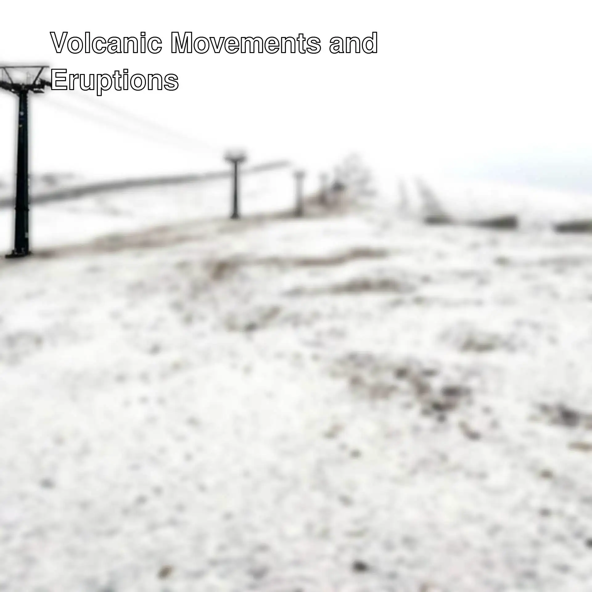 A snow-covered hill with power lines. A snow-covered hill with power lines.