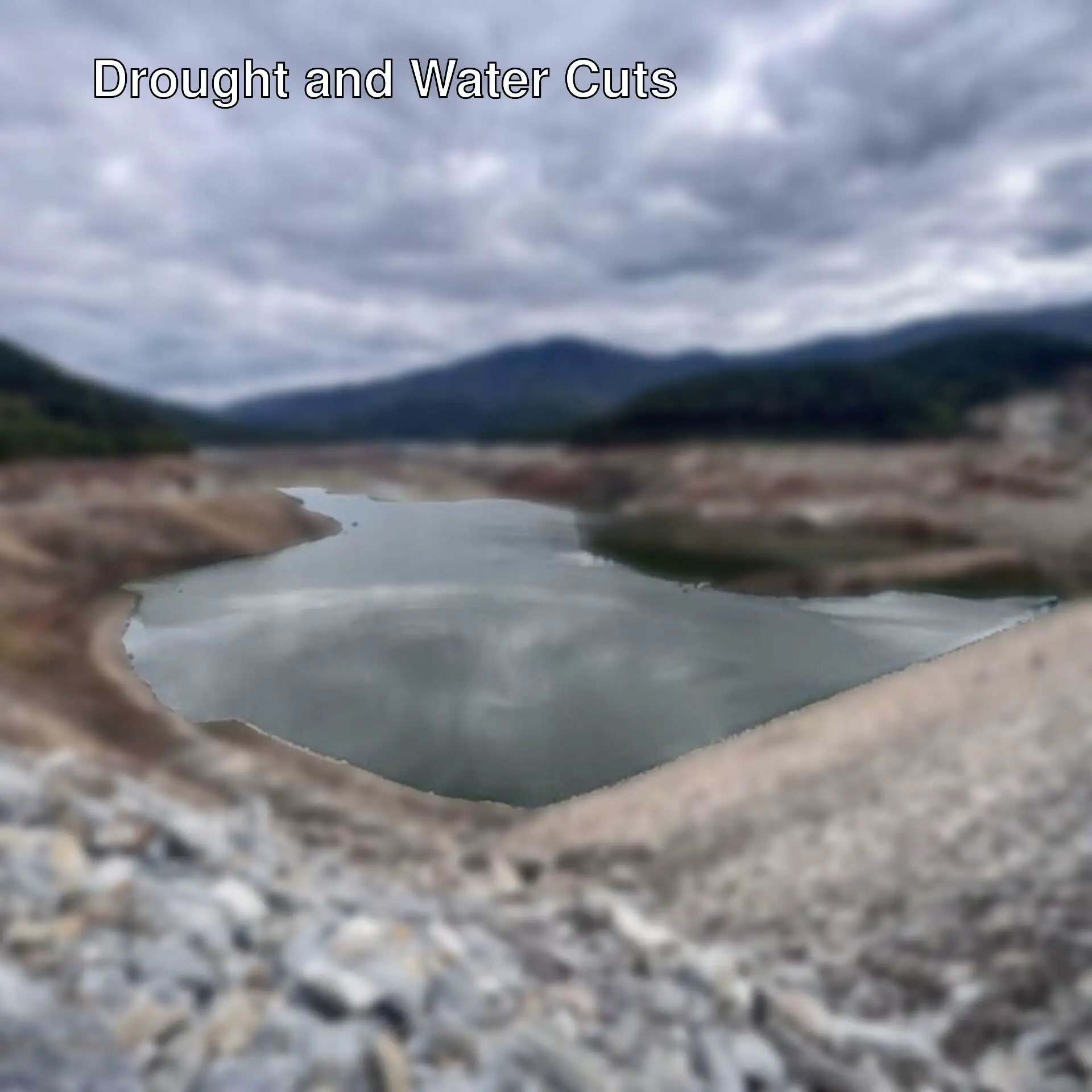 An image related to water cuts and drought issues in Bursa. An image related to water cuts and drought issues in Bursa.