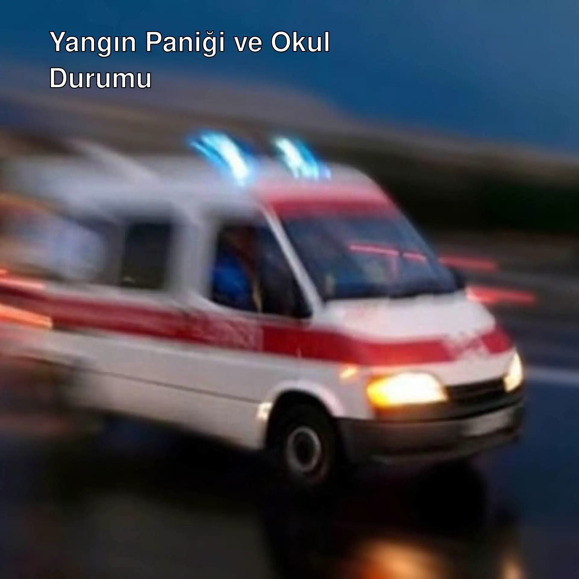 A ambulance on the road A ambulance on the road