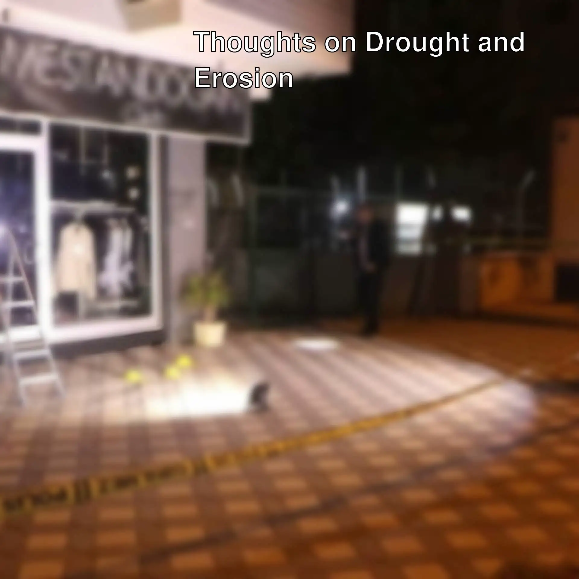 A police tape surrounding a crime scene. A police tape surrounding a crime scene.