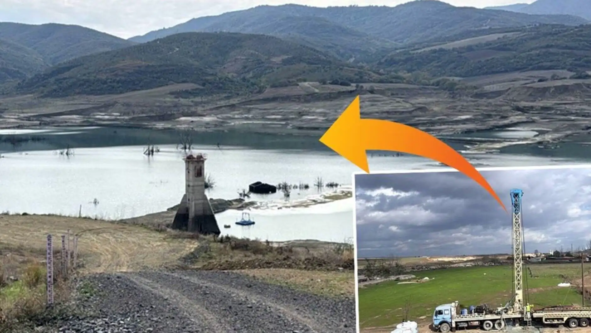 Water sources are decreasing in Thrace due to drought. Water sources are decreasing in Thrace due to drought.