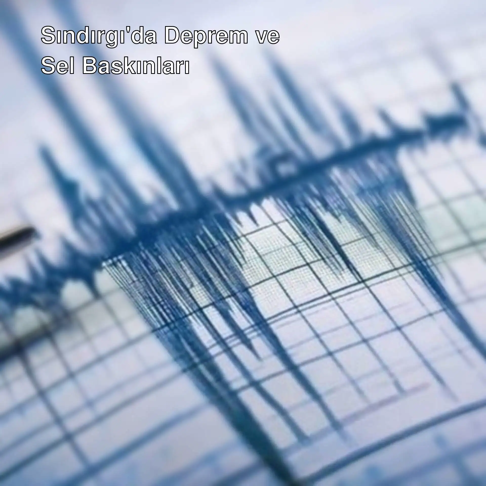 Sındırgı'da deprem sonrası yaşanan durum.