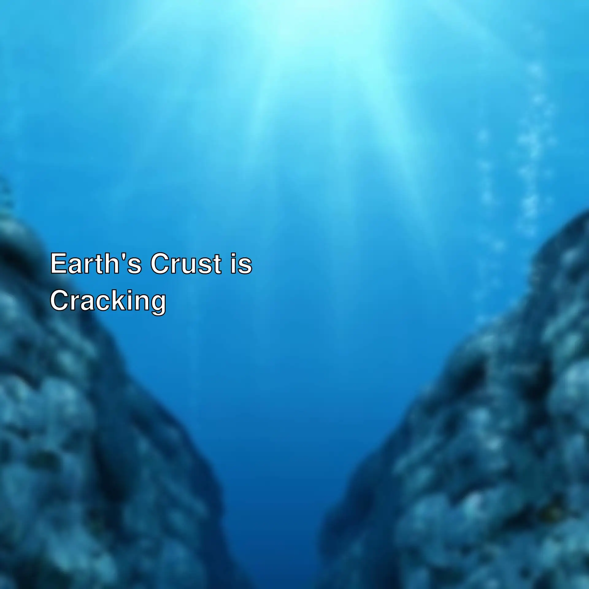 Deep blue water with rocks and sunlight Deep blue water with rocks and sunlight