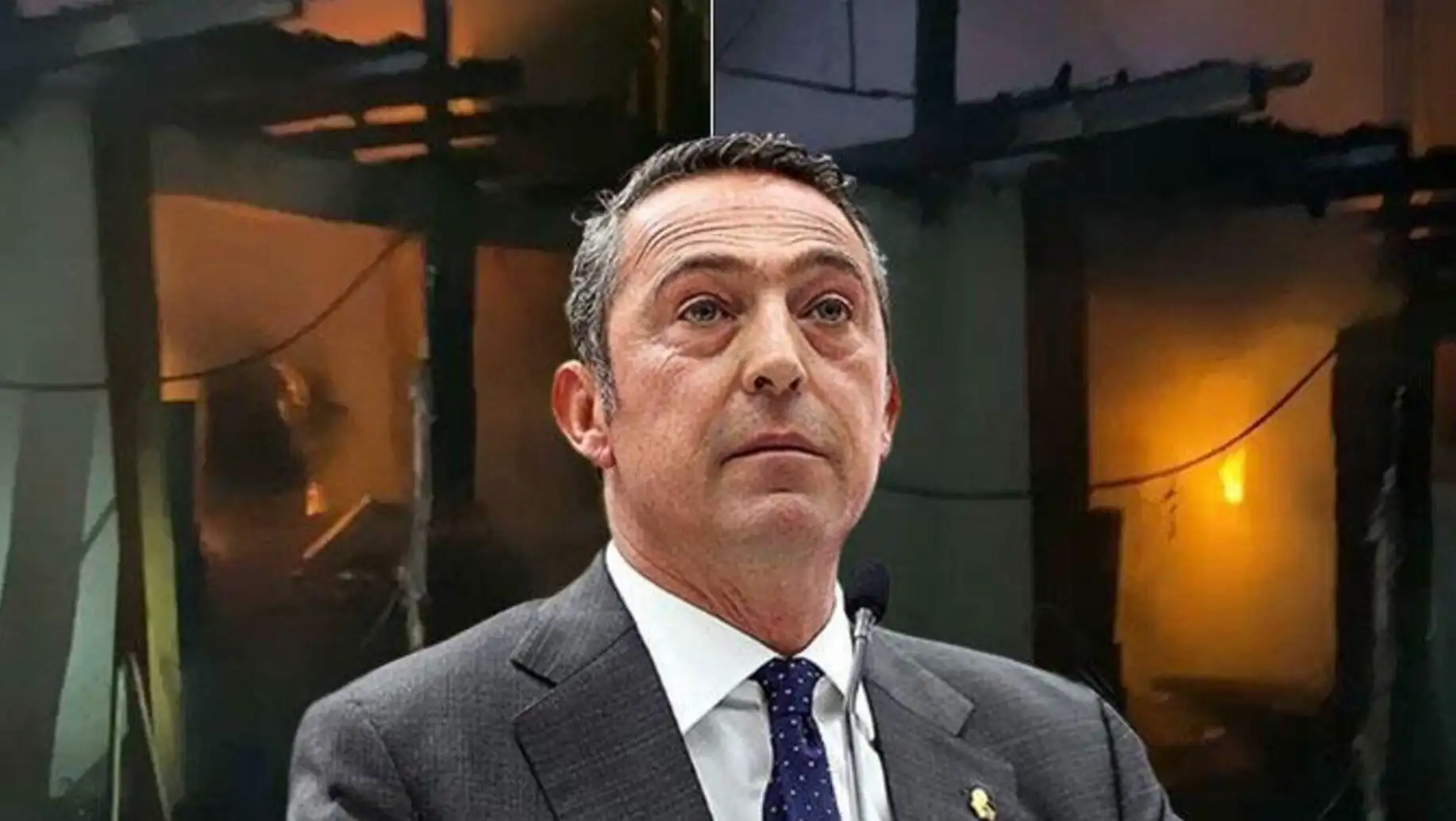 Patlama sonrası yangın alanında itfaiye ekipleri.