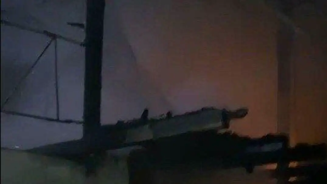 Fire caused by the explosion in Aydın.