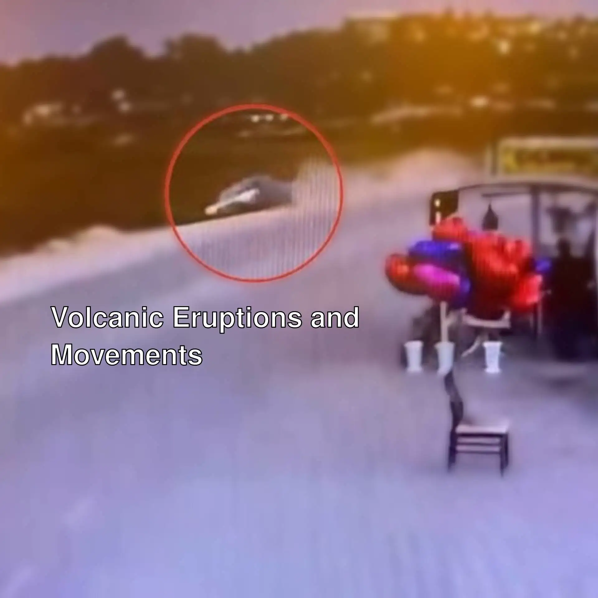 A car on the road during an accident in Adana. A car on the road during an accident in Adana.