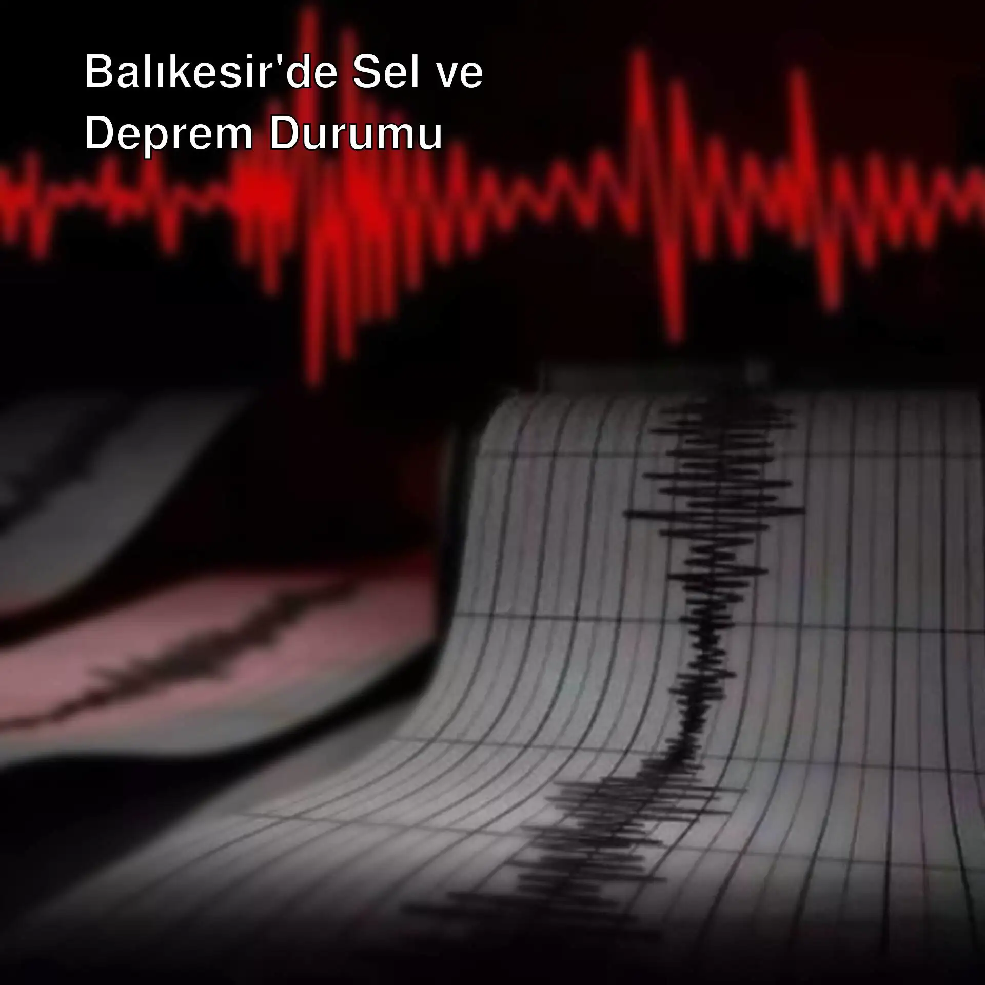 Balıkesir Sındırgı'da meydana gelen deprem ile ilgili ses dalgaları.