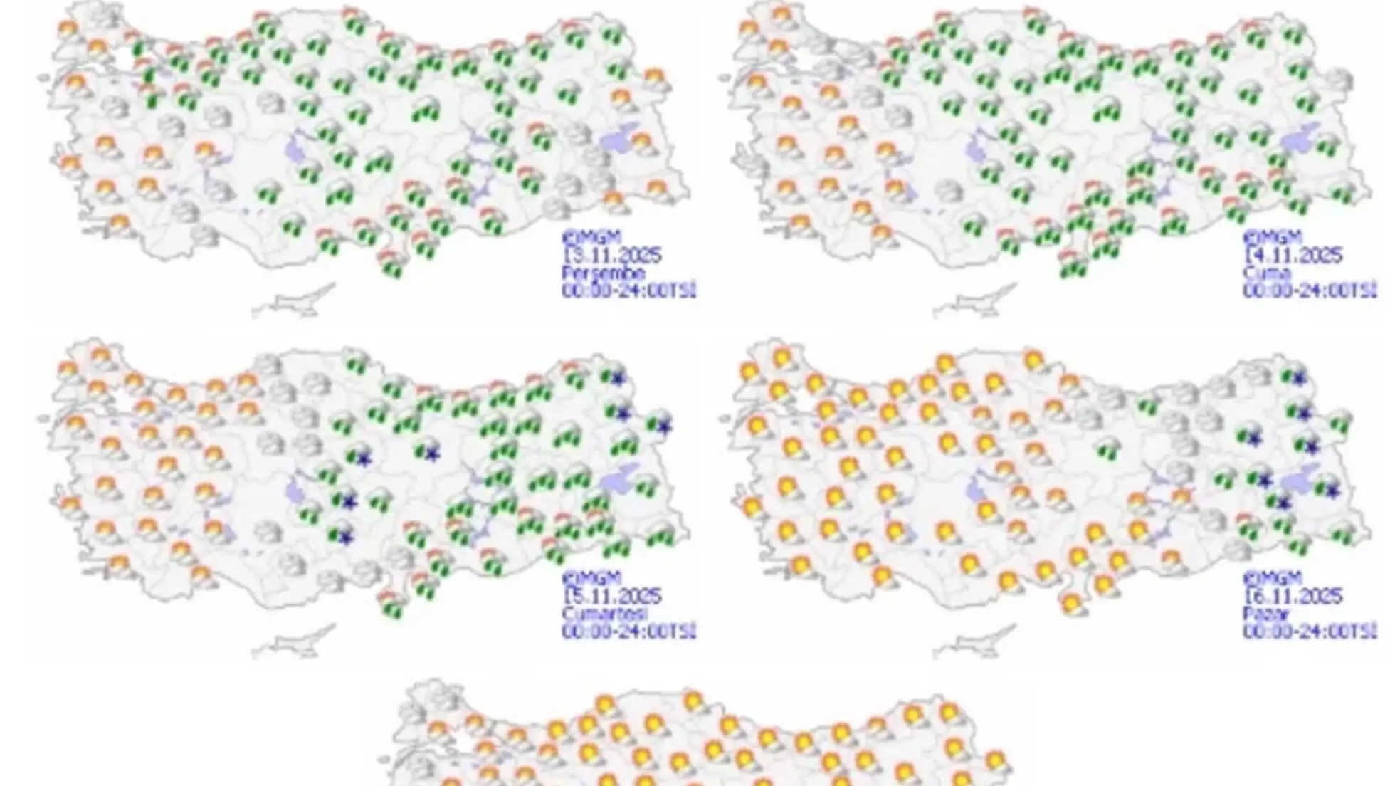 Maps showing different regions.