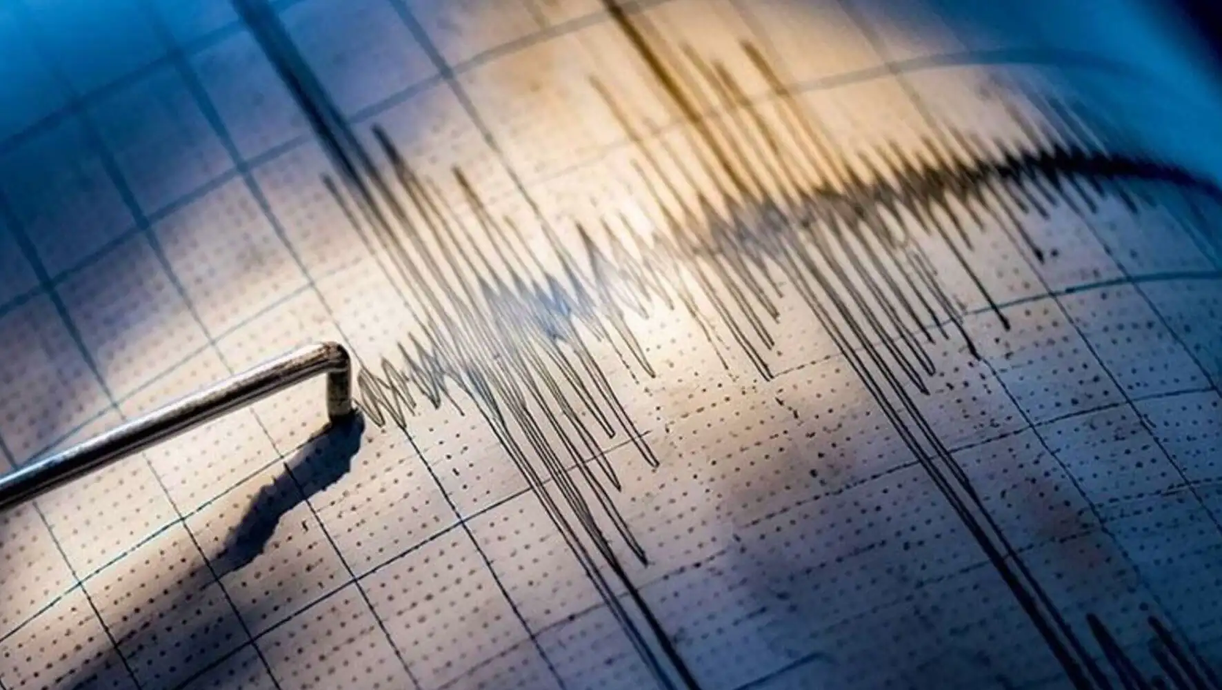 Graph related to the 5.2 magnitude earthquake in the Mediterranean.