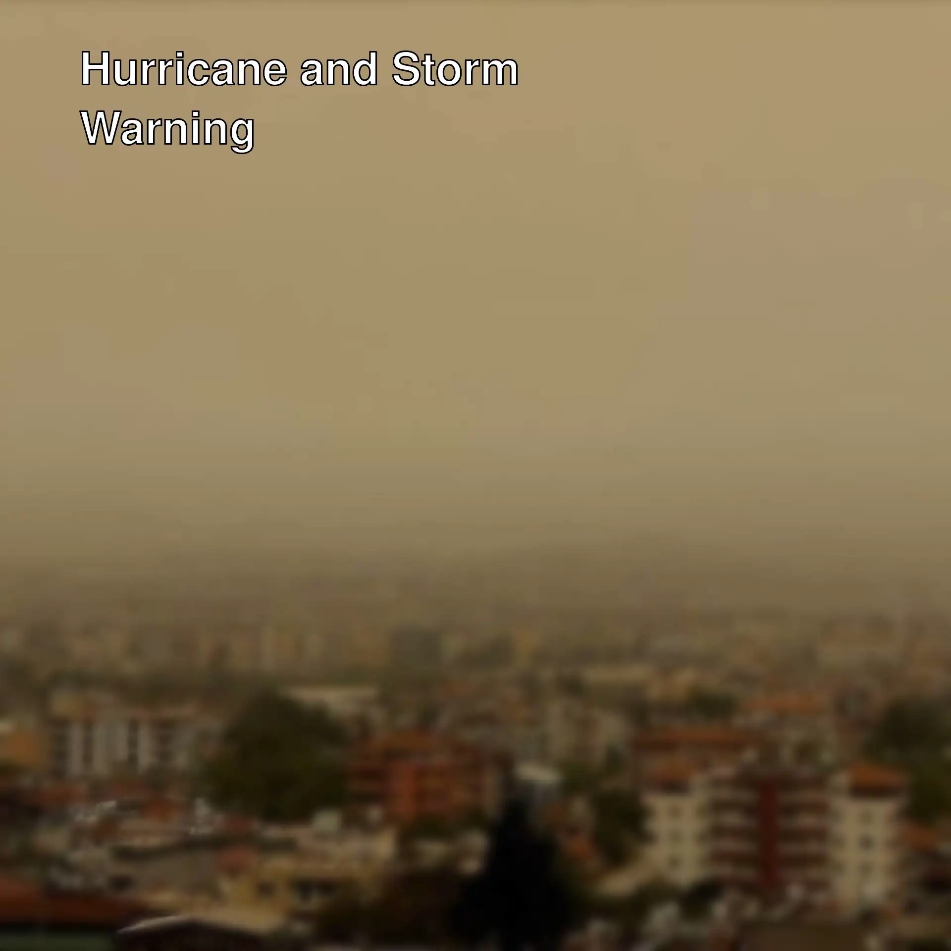 Meteorology warns of hurricanes and storms!