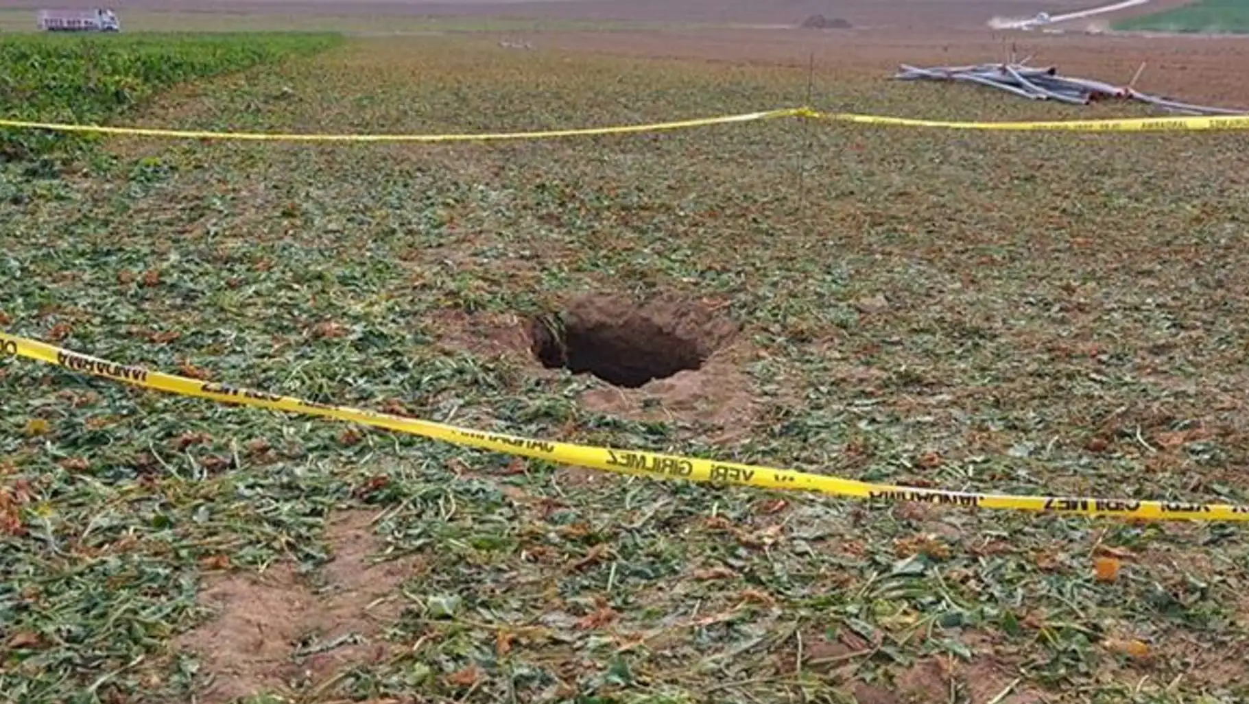 Sinkhole in Aksaray.