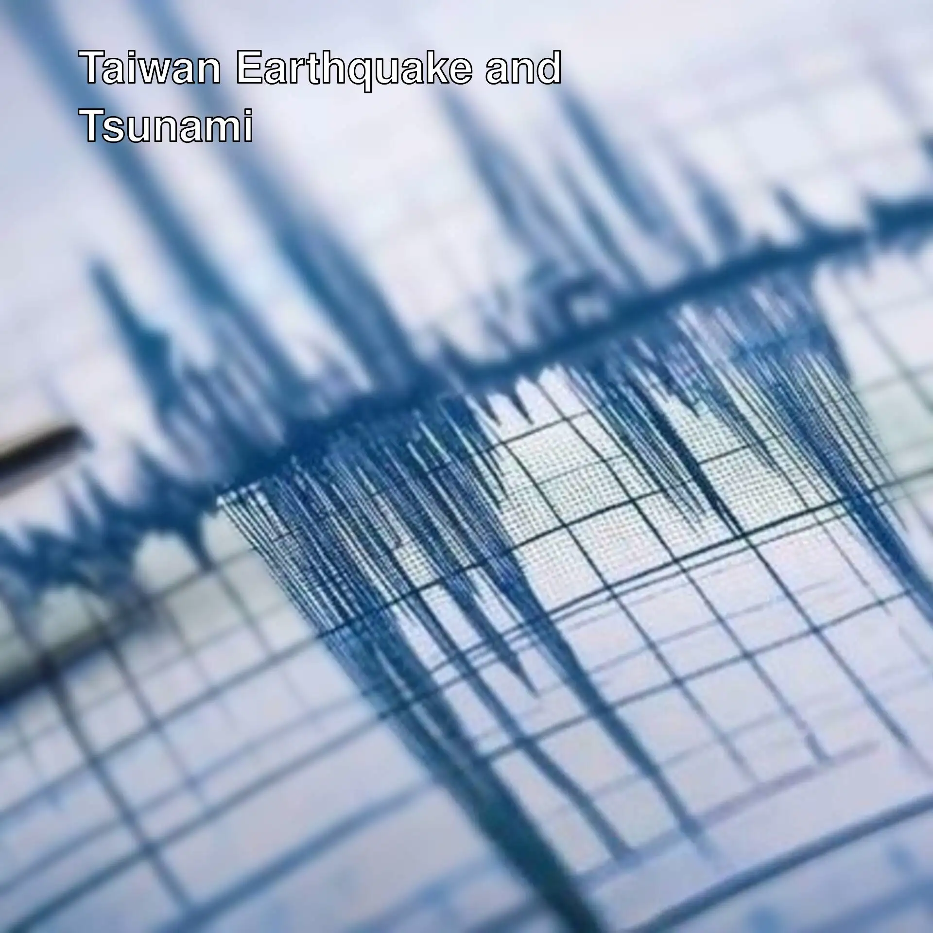 Graph related to the earthquake in Taiwan.