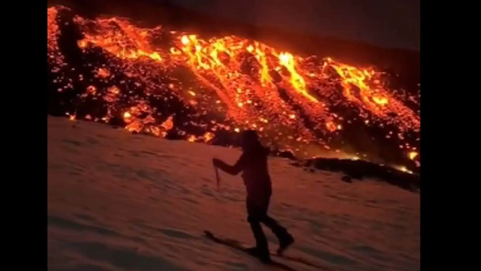Tourists flocked to the Etna volcano due to the eruptions. Tourists flocked to the Etna volcano due to the eruptions.