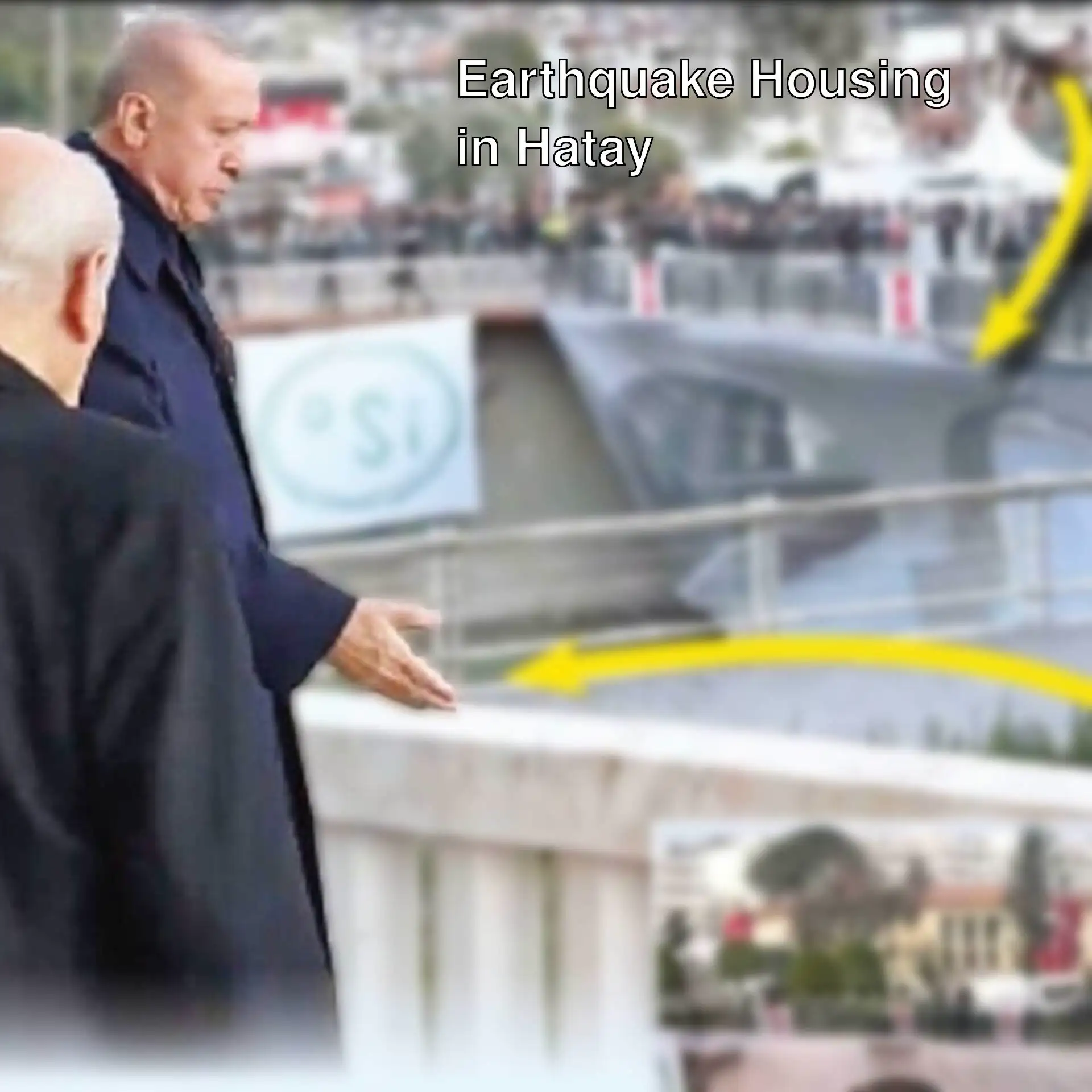 A man standing on a bridge in Hatay. A man standing on a bridge in Hatay.