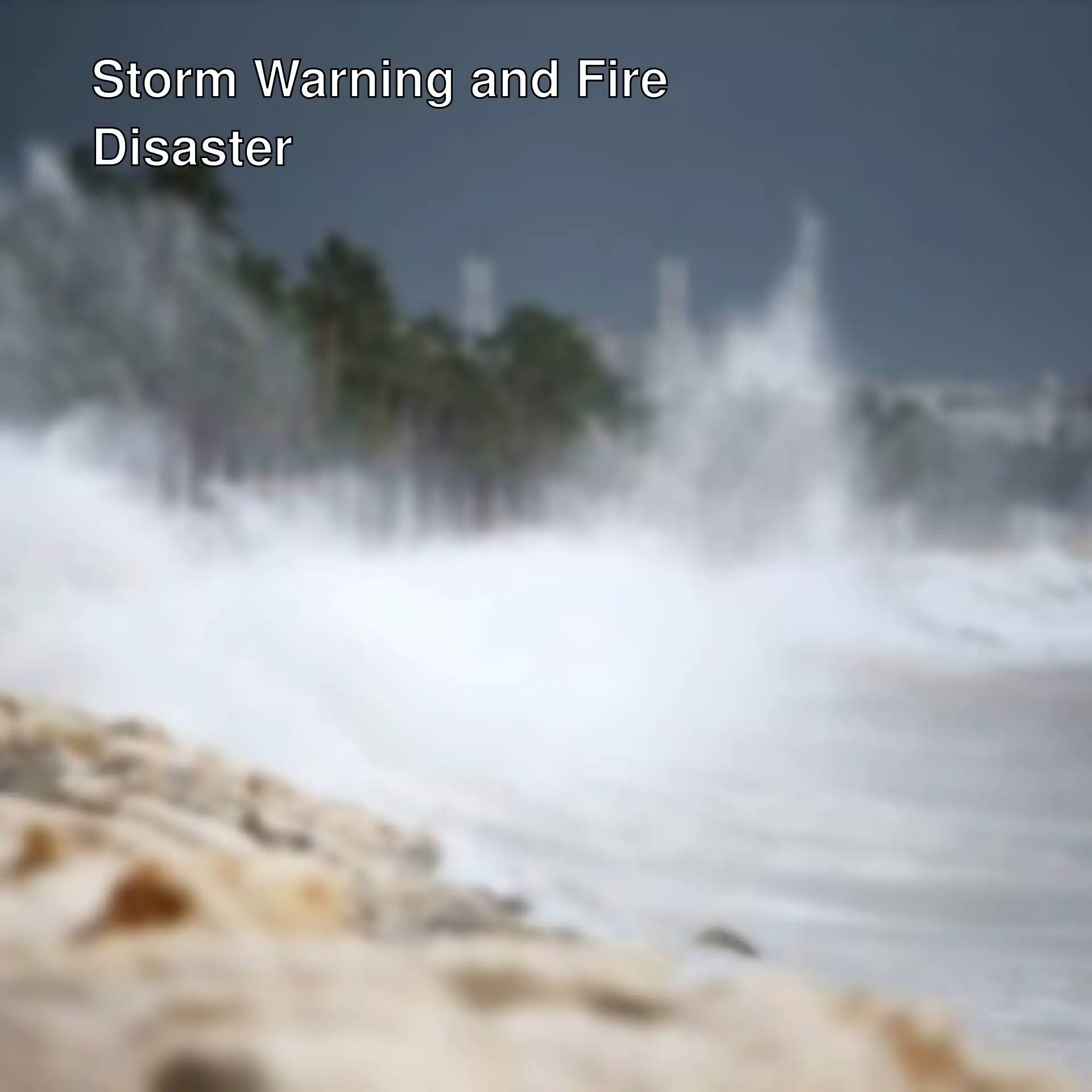 Waves crashing on the beach Waves crashing on the beach