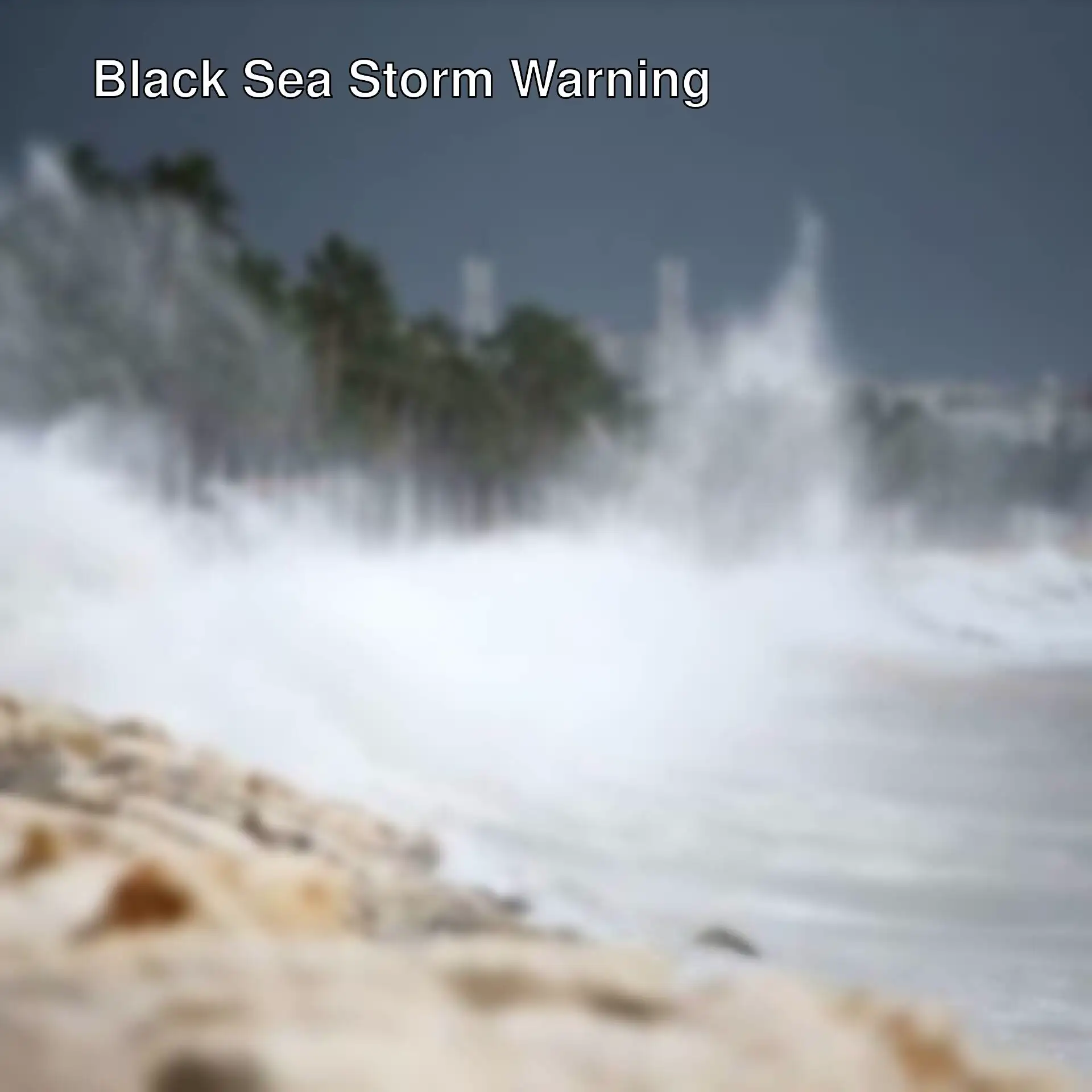 Waves crashing on the beach. Waves crashing on the beach.