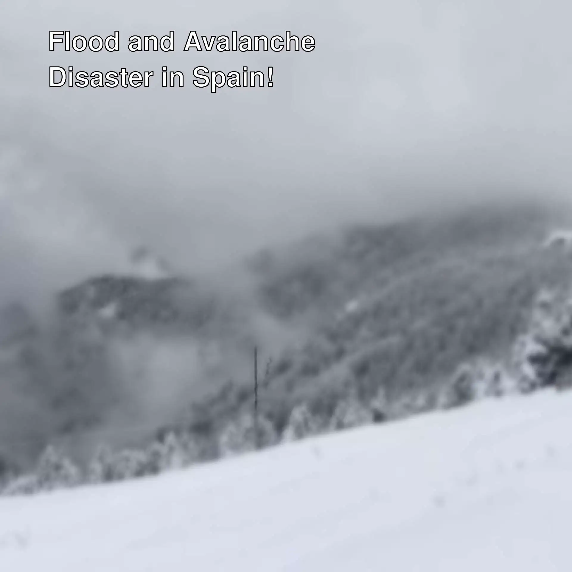 A snowy mountain landscape.
