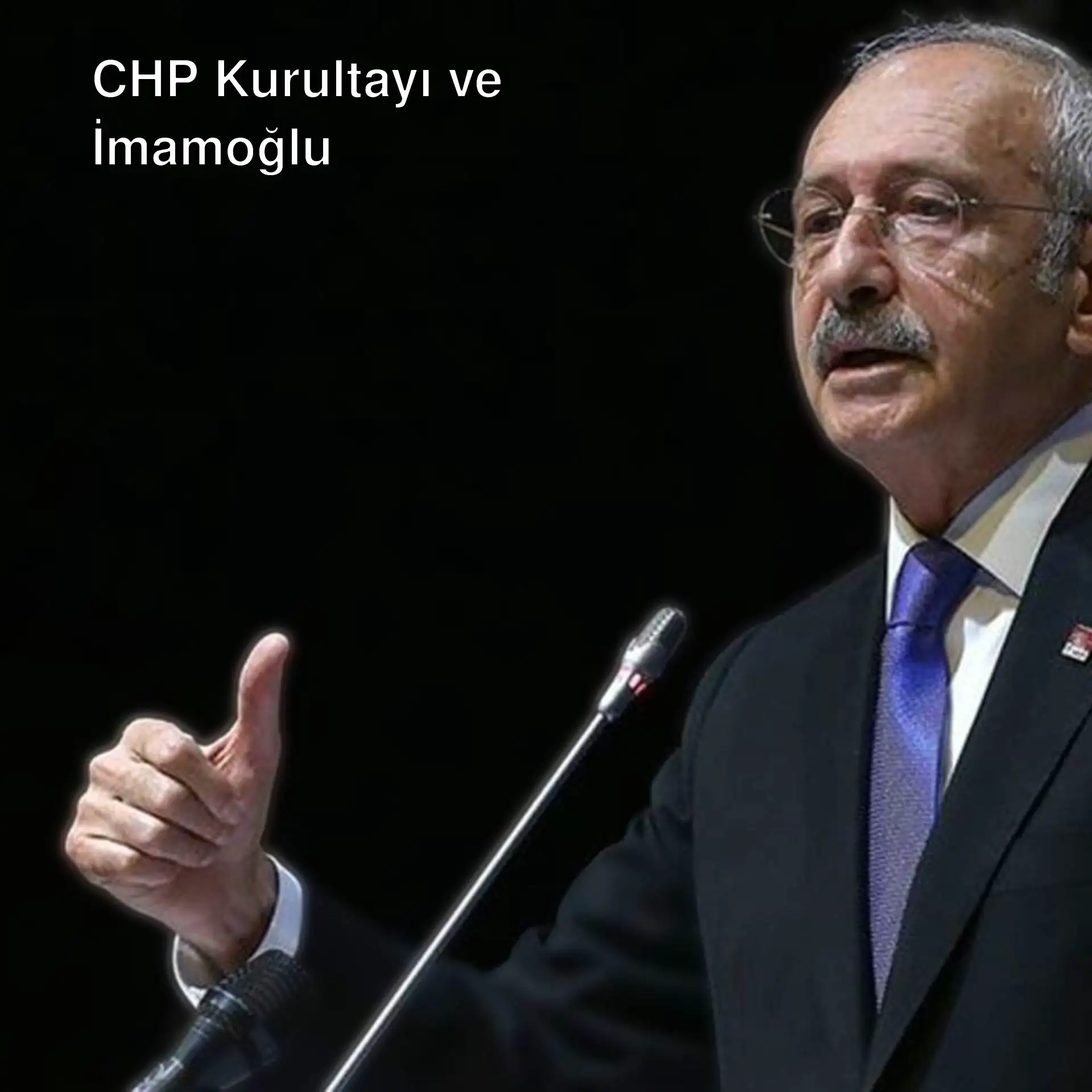 CHP kurultayı ile ilgili bir adamın olumlu bir işaret verdiği görüntü. CHP kurultayı ile ilgili bir adamın olumlu bir işaret verdiği görüntü.