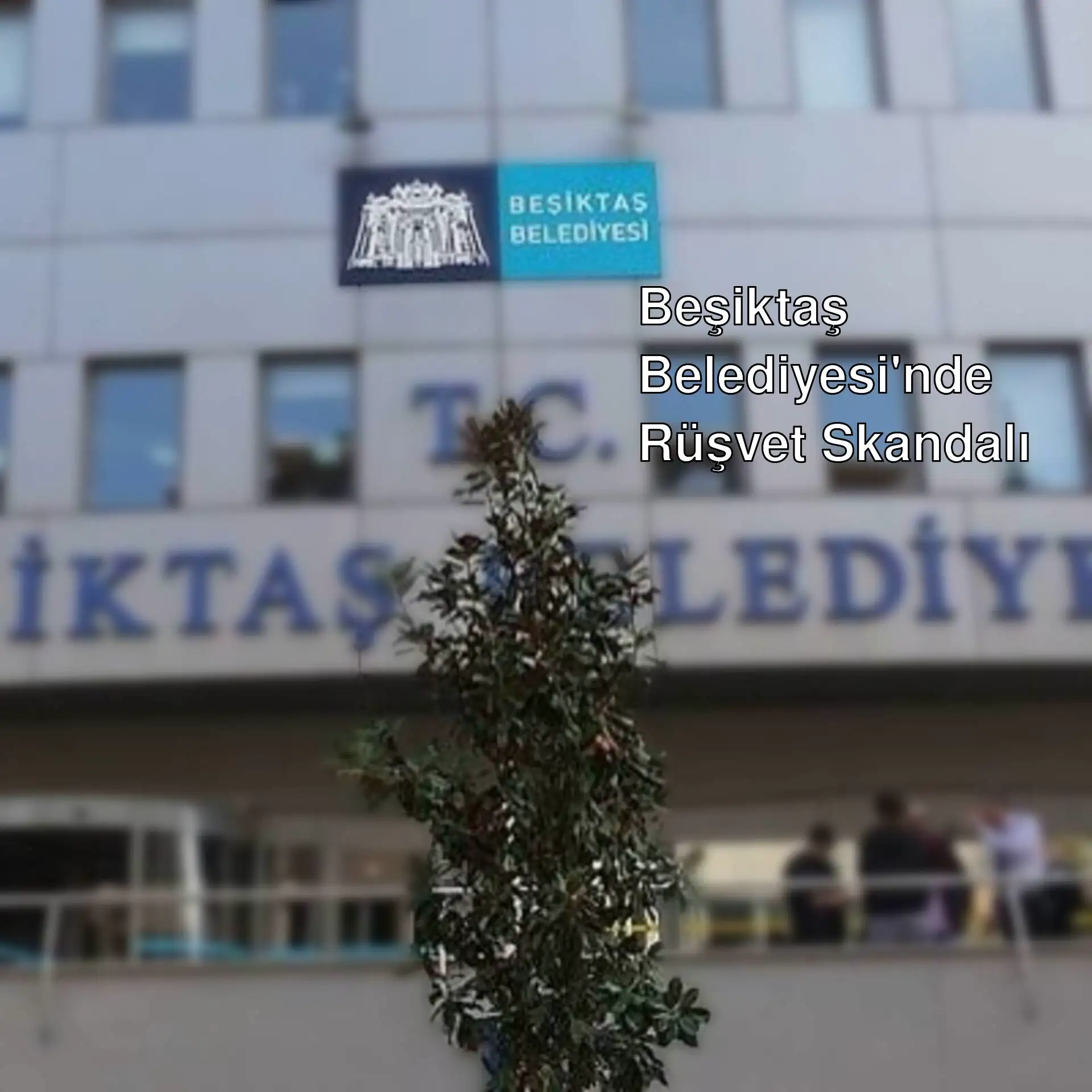 Beşiktaş Belediyesi'nde rüşvet skandalı ile ilgili bir bina görüntüsü. Beşiktaş Belediyesi'nde rüşvet skandalı ile ilgili bir bina görüntüsü.