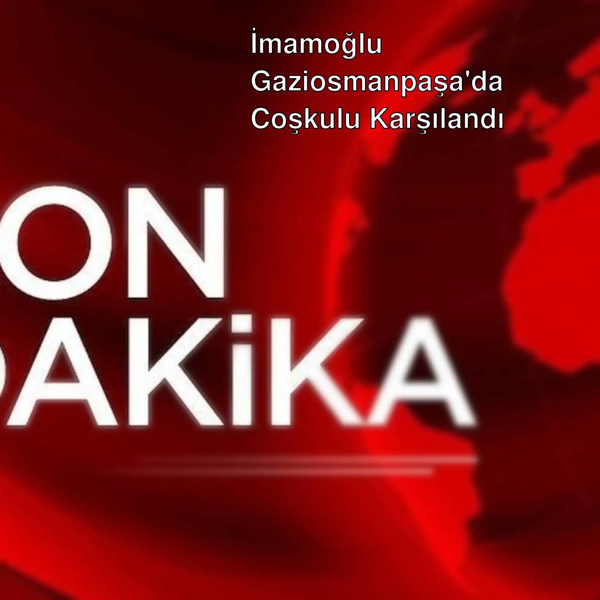 İmamoğlu'nun Gaziosmanpaşa mitinginden bir görüntü. İmamoğlu'nun Gaziosmanpaşa mitinginden bir görüntü.