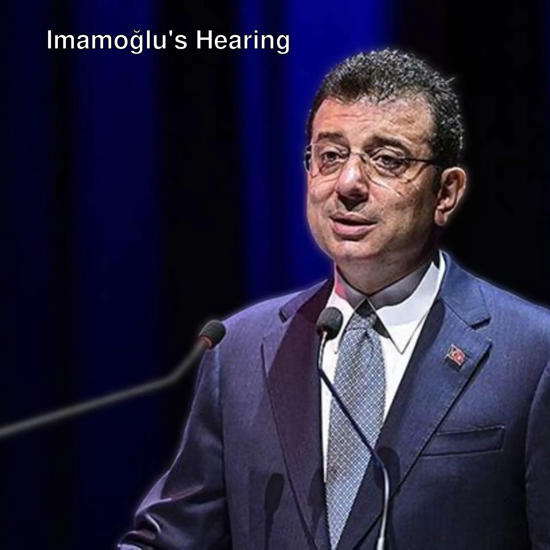 Ekrem İmamoğlu in court. Ekrem İmamoğlu in court.