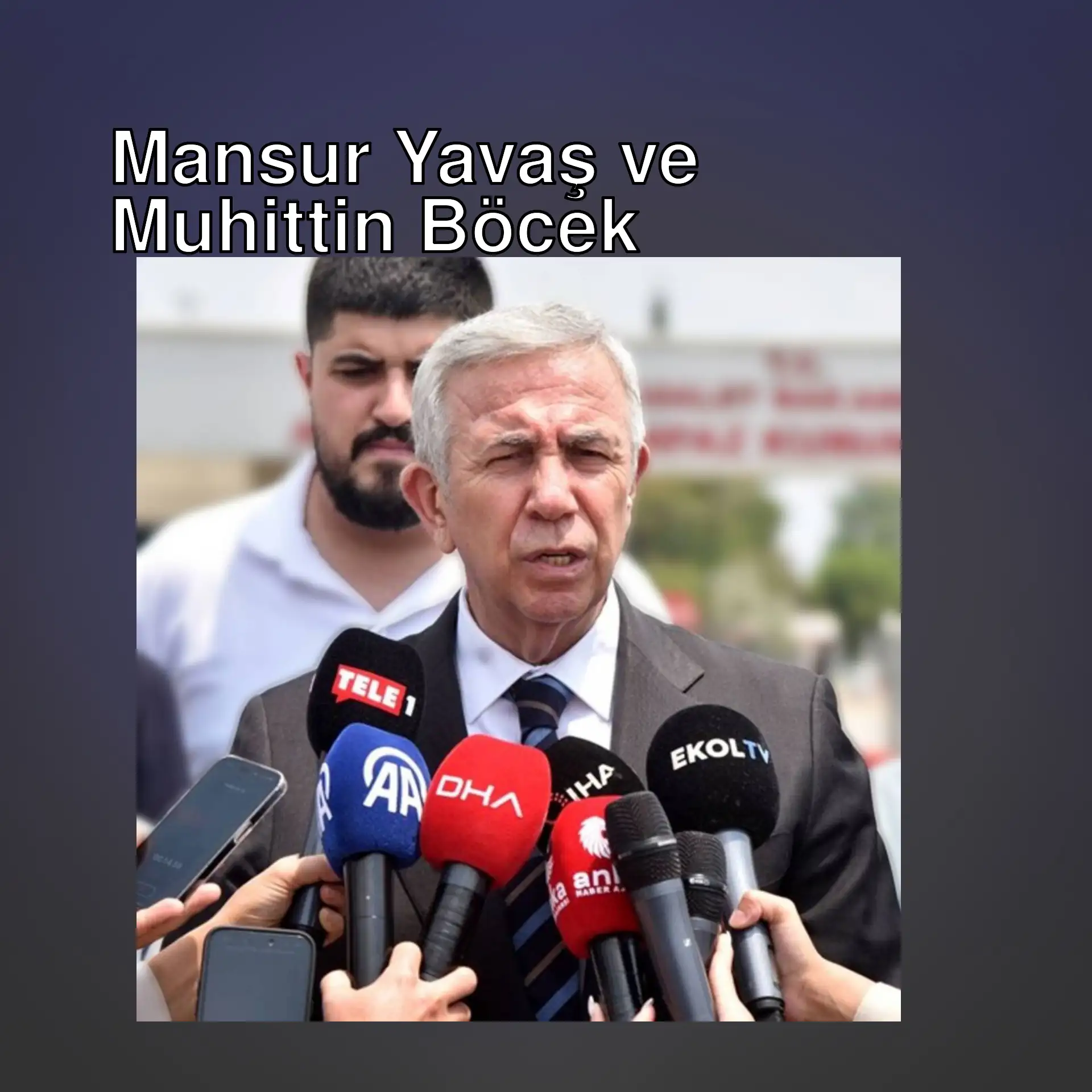 Mansur Yavaş, basın toplantısında konuşuyor. Mansur Yavaş, basın toplantısında konuşuyor.