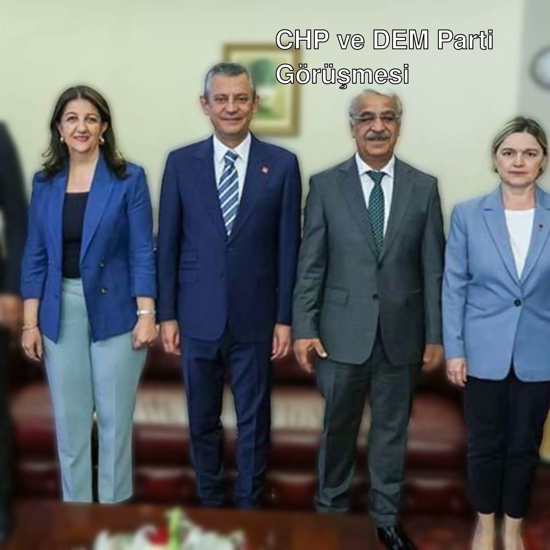 CHP Genel Başkanı Özgür Özel, DEM Parti heyetini kabul etti. CHP Genel Başkanı Özgür Özel, DEM Parti heyetini kabul etti.