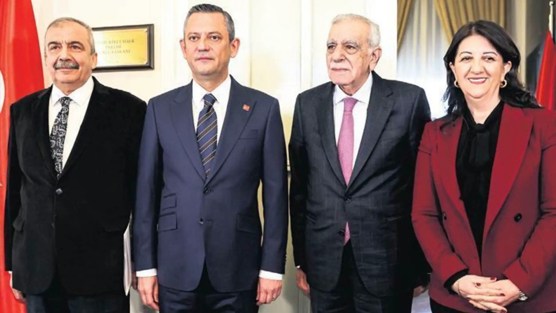 Meeting between CHP and DEM Party delegation. Meeting between CHP and DEM Party delegation.