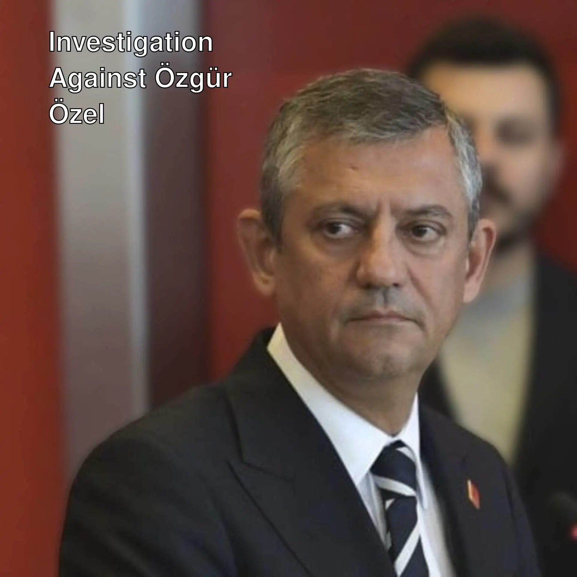 Özgür Özel posing in formal attire. Özgür Özel posing in formal attire.