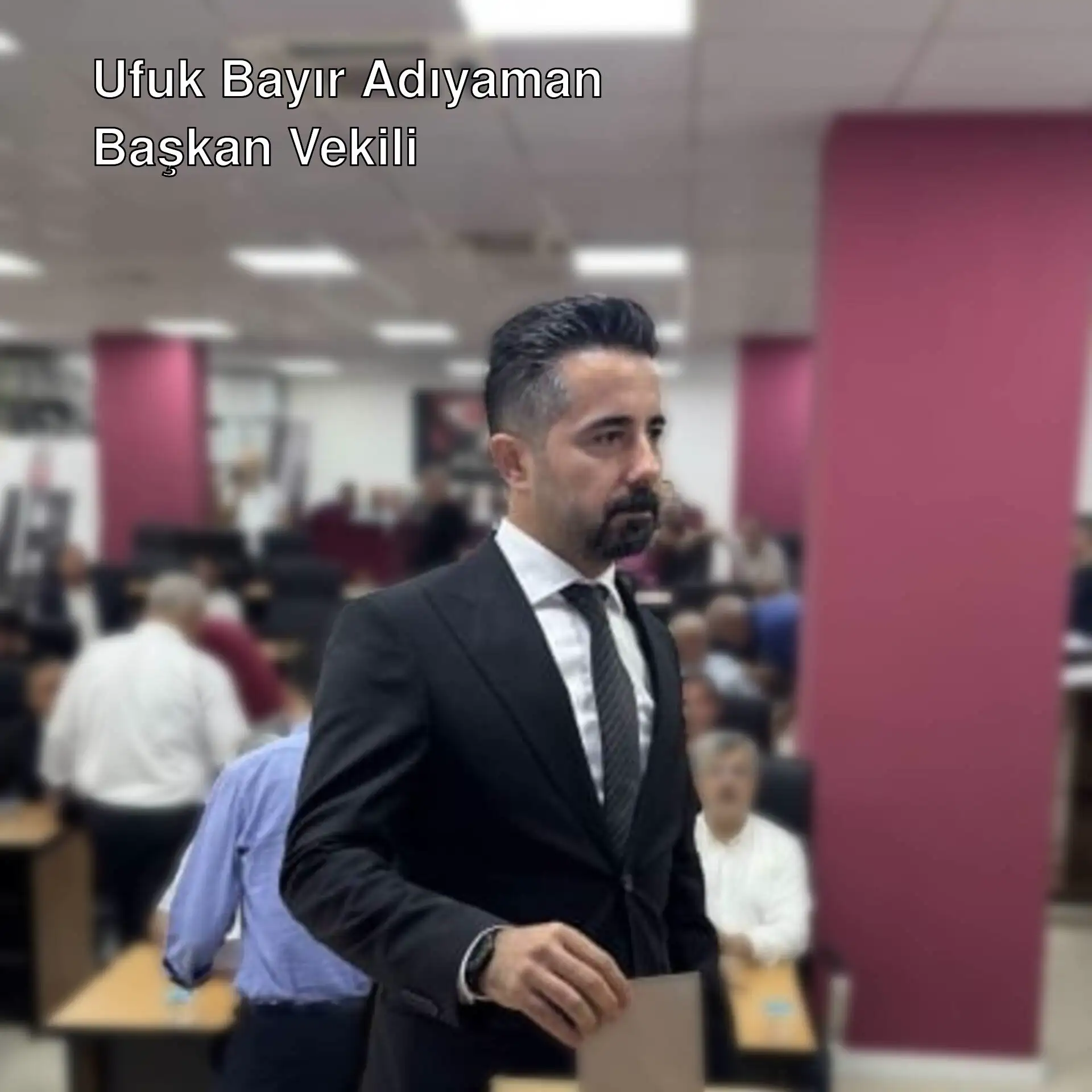 Ufuk Bayır, Adıyaman Belediye Başkan Vekili olarak seçildi. Ufuk Bayır, Adıyaman Belediye Başkan Vekili olarak seçildi.