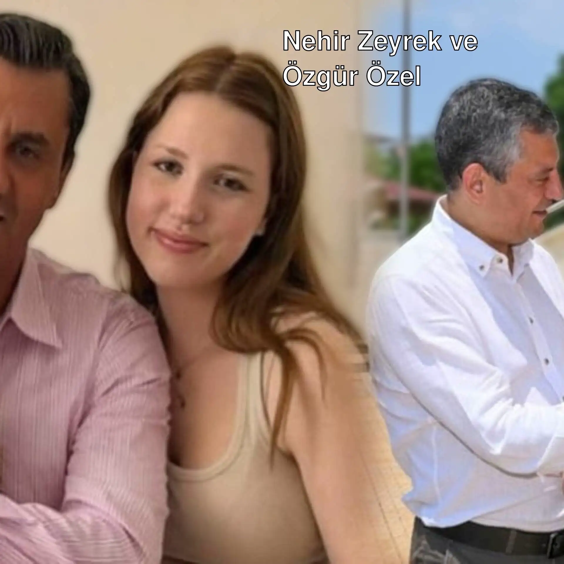 Özgür Özel ve Nehir Zeyrek birlikte poz veriyor. Özgür Özel ve Nehir Zeyrek birlikte poz veriyor.