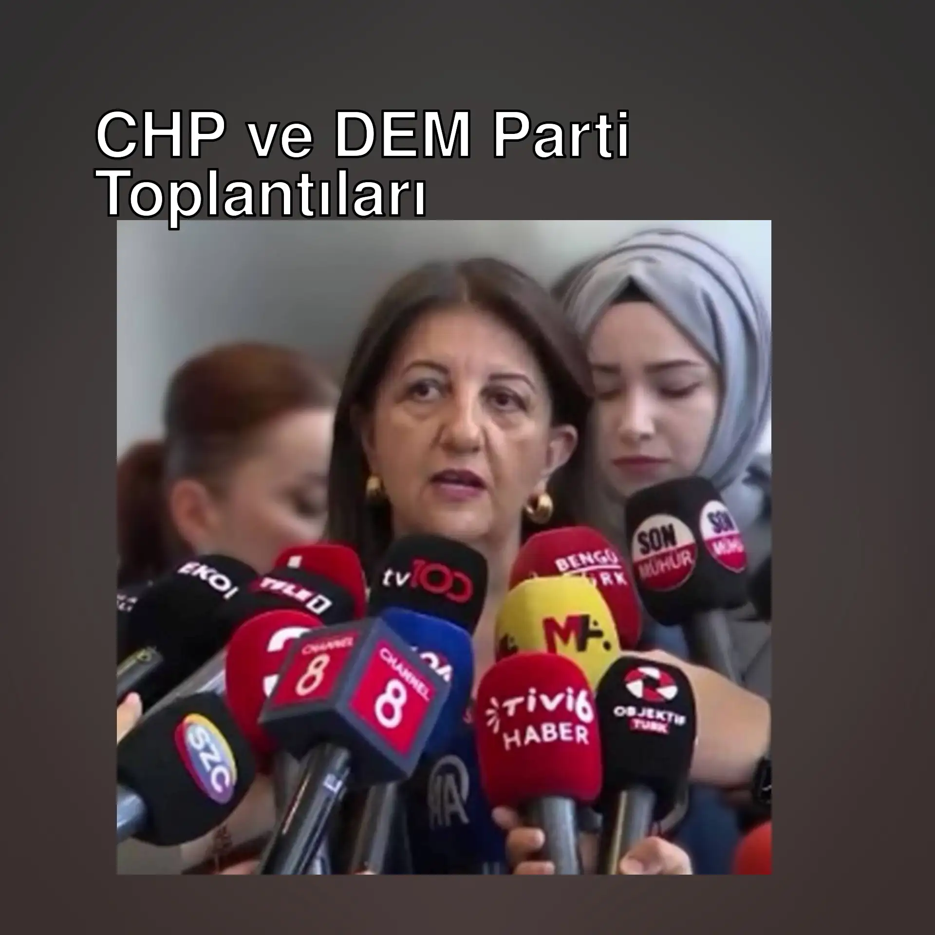 DEM Parti heyeti, CHP lideri Özgür Özel ile bir araya geldi.