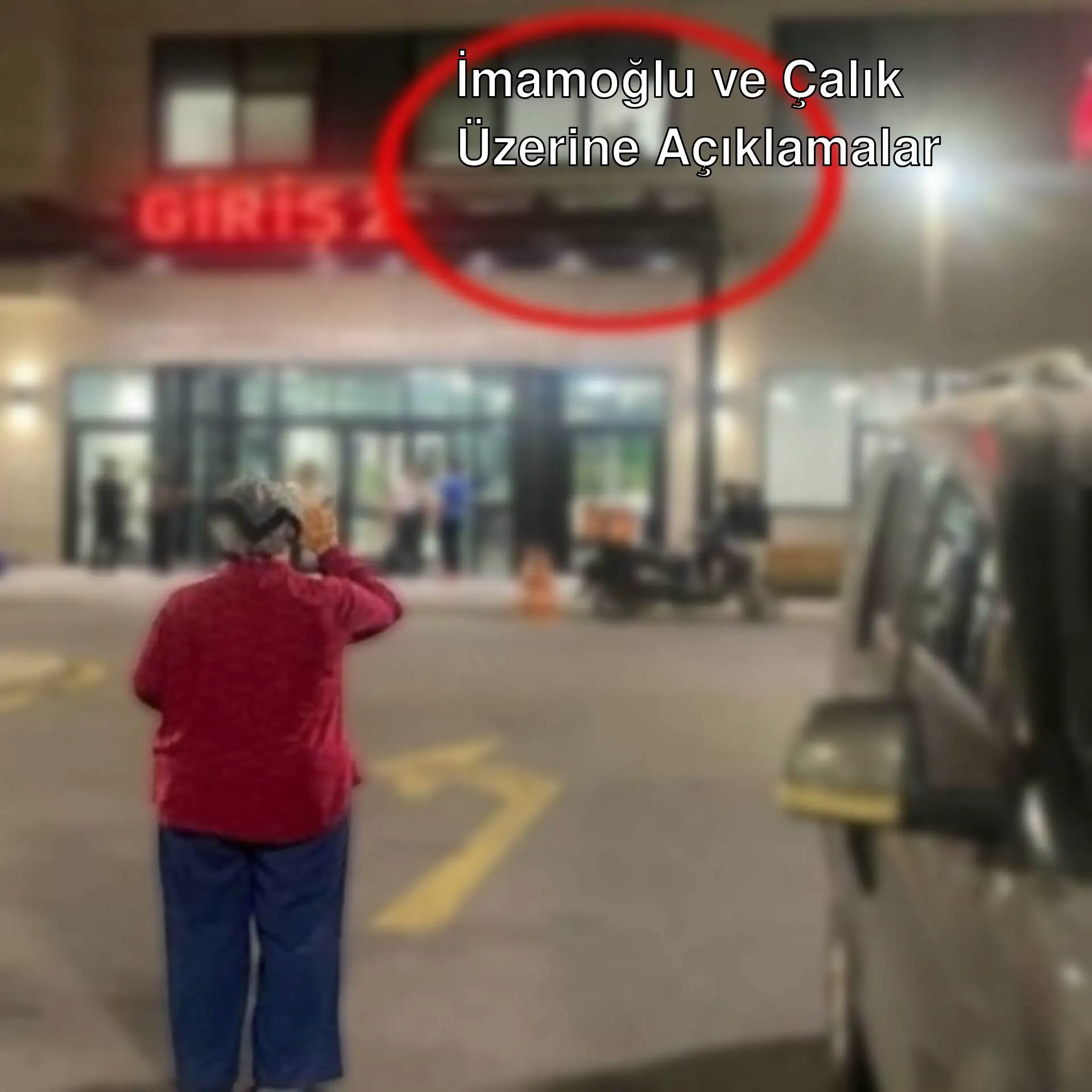 Ekrem İmamoğlu, Mehmet Murat Çalık'a destek veriyor. Ekrem İmamoğlu, Mehmet Murat Çalık'a destek veriyor.