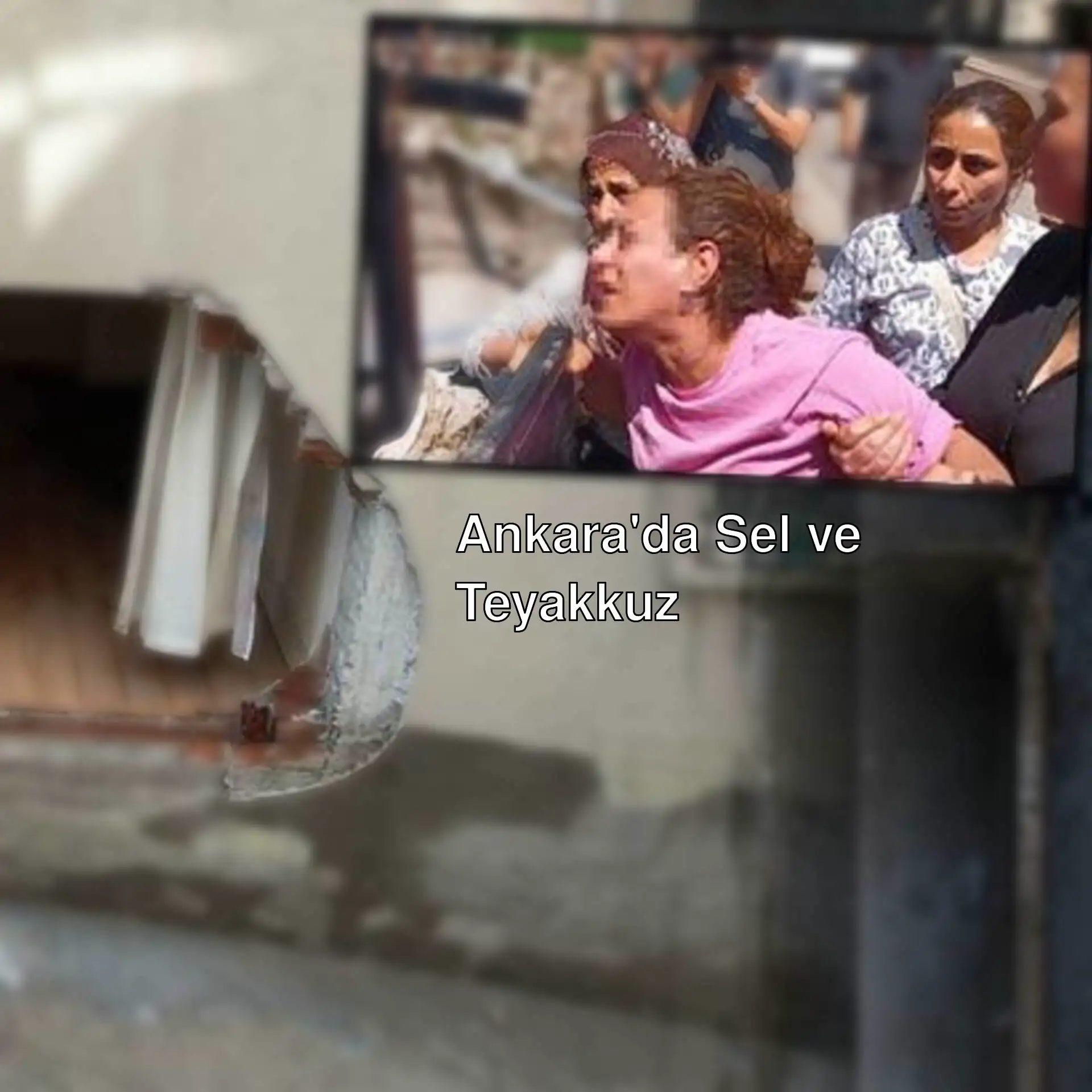 Mansur Yavaş, Ankara'da sel felaketi sonrası açıklama yapıyor.