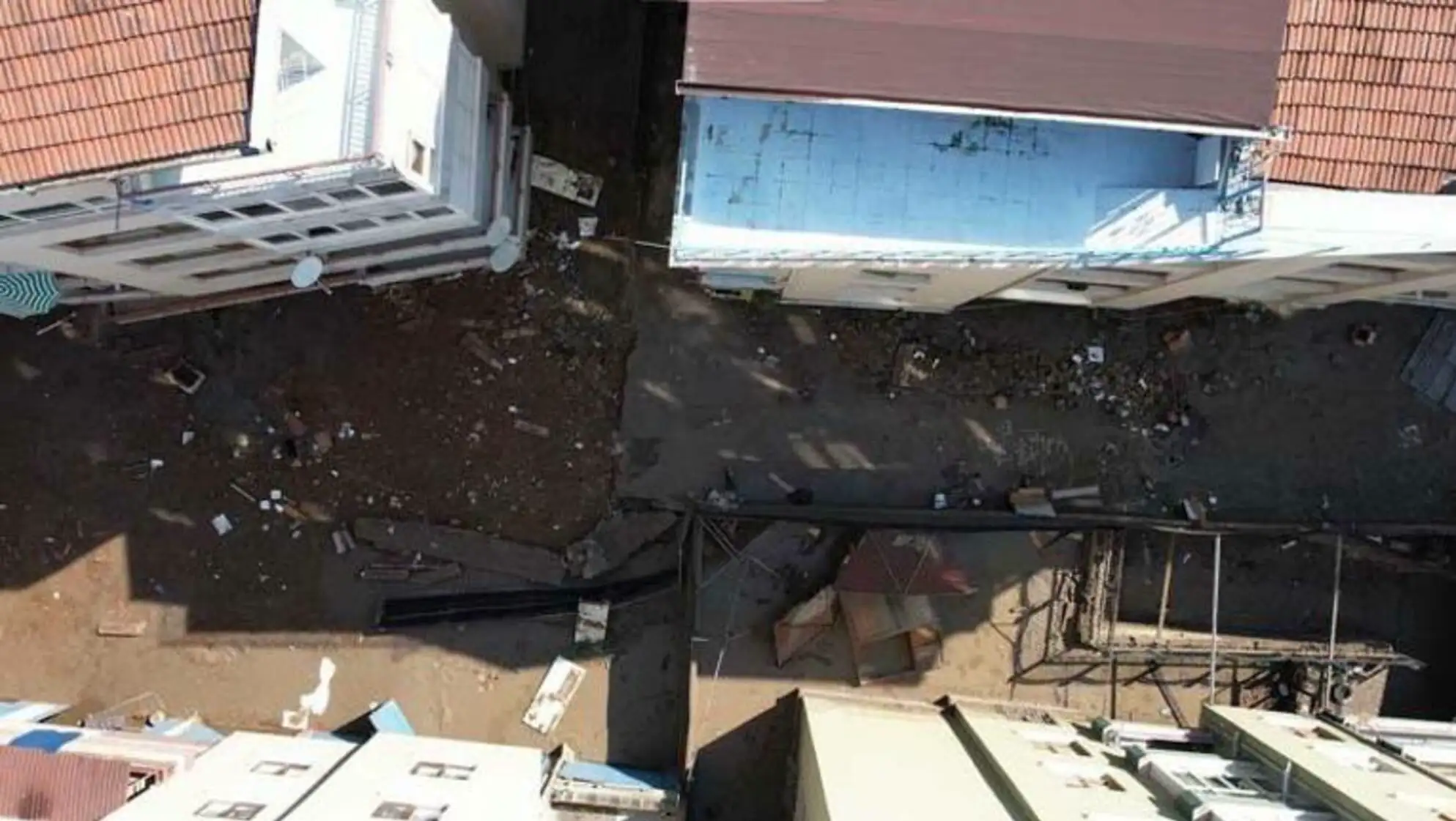 Ankara'da sel felaketi sonrası görüntüler.
